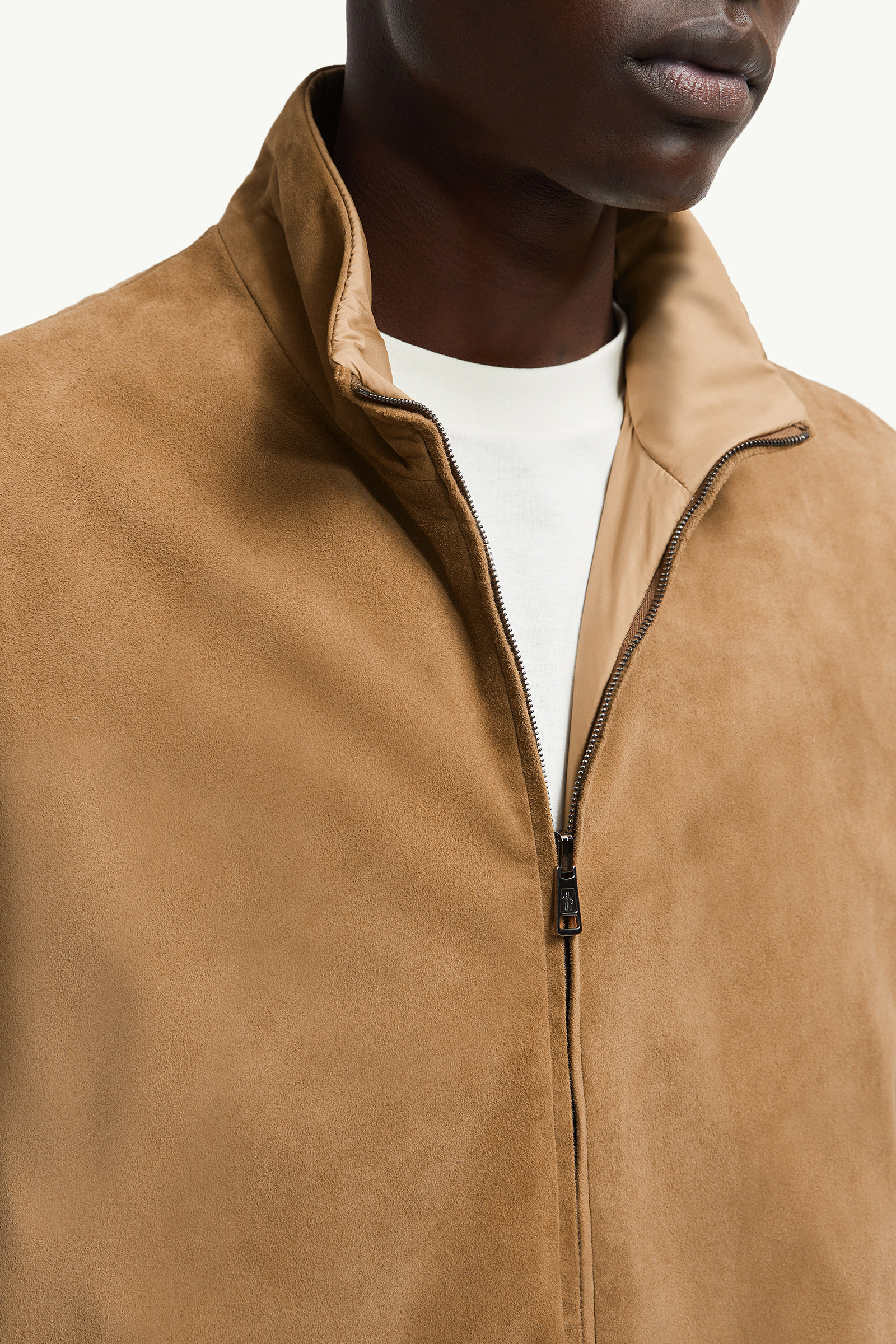 Turbat Reversible Suede Jacket Men Beige Moncler 5