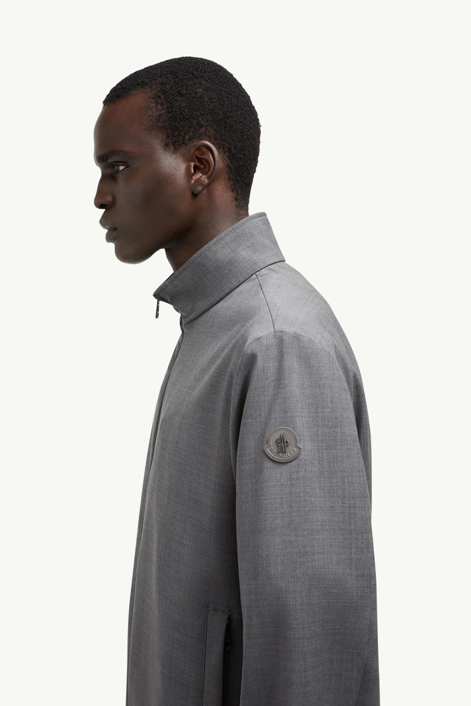 Malavat Wool Jacket Men Dark Gray Moncler 1