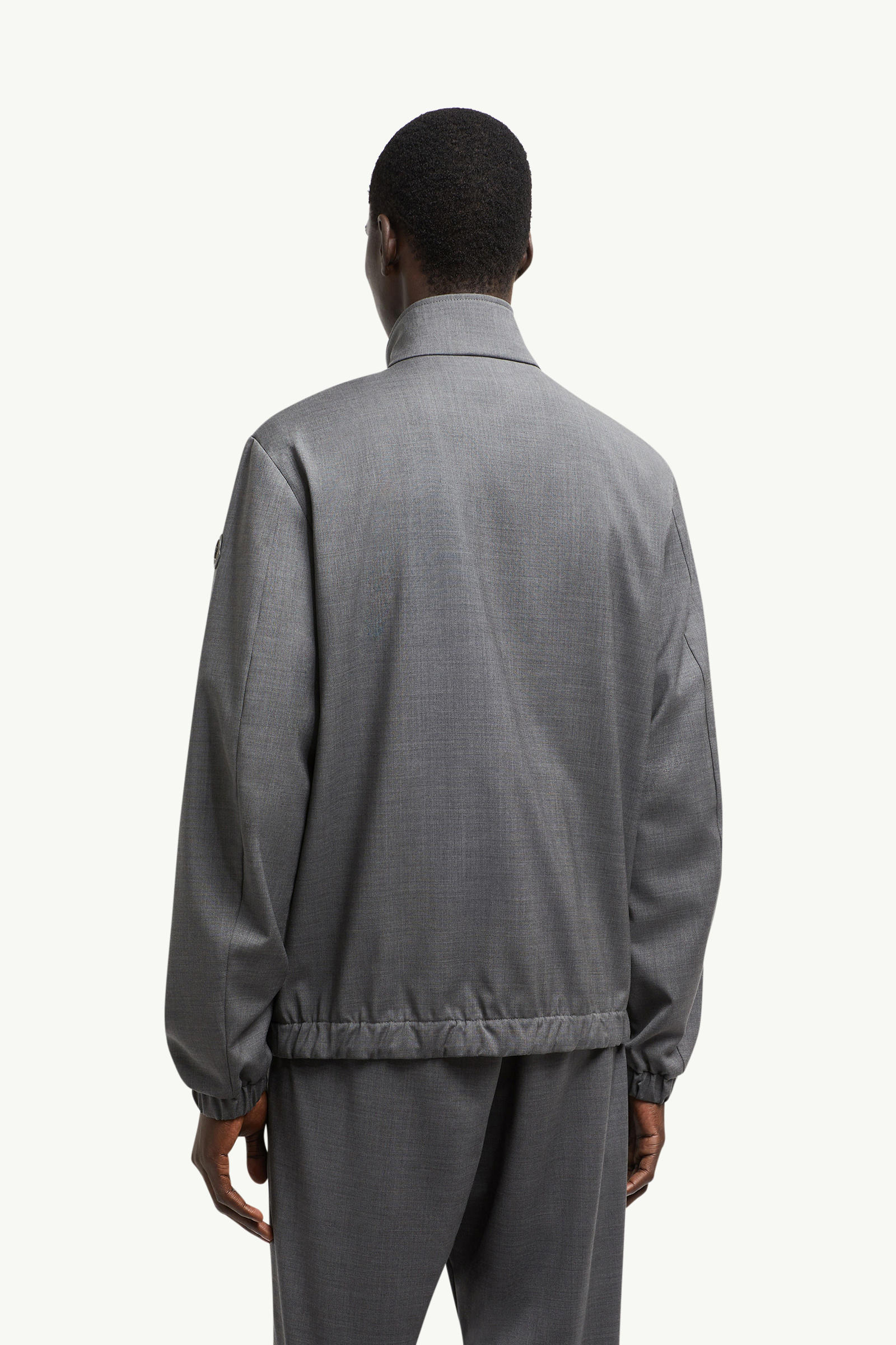 Malavat Wool Jacket Men Dark Gray Moncler 4