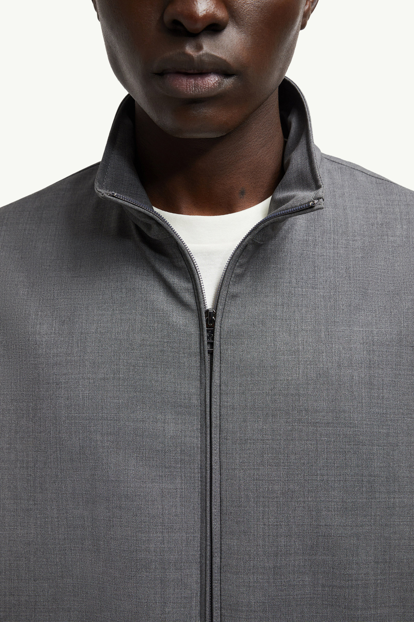 Malavat Wool Jacket Men Dark Gray Moncler 5