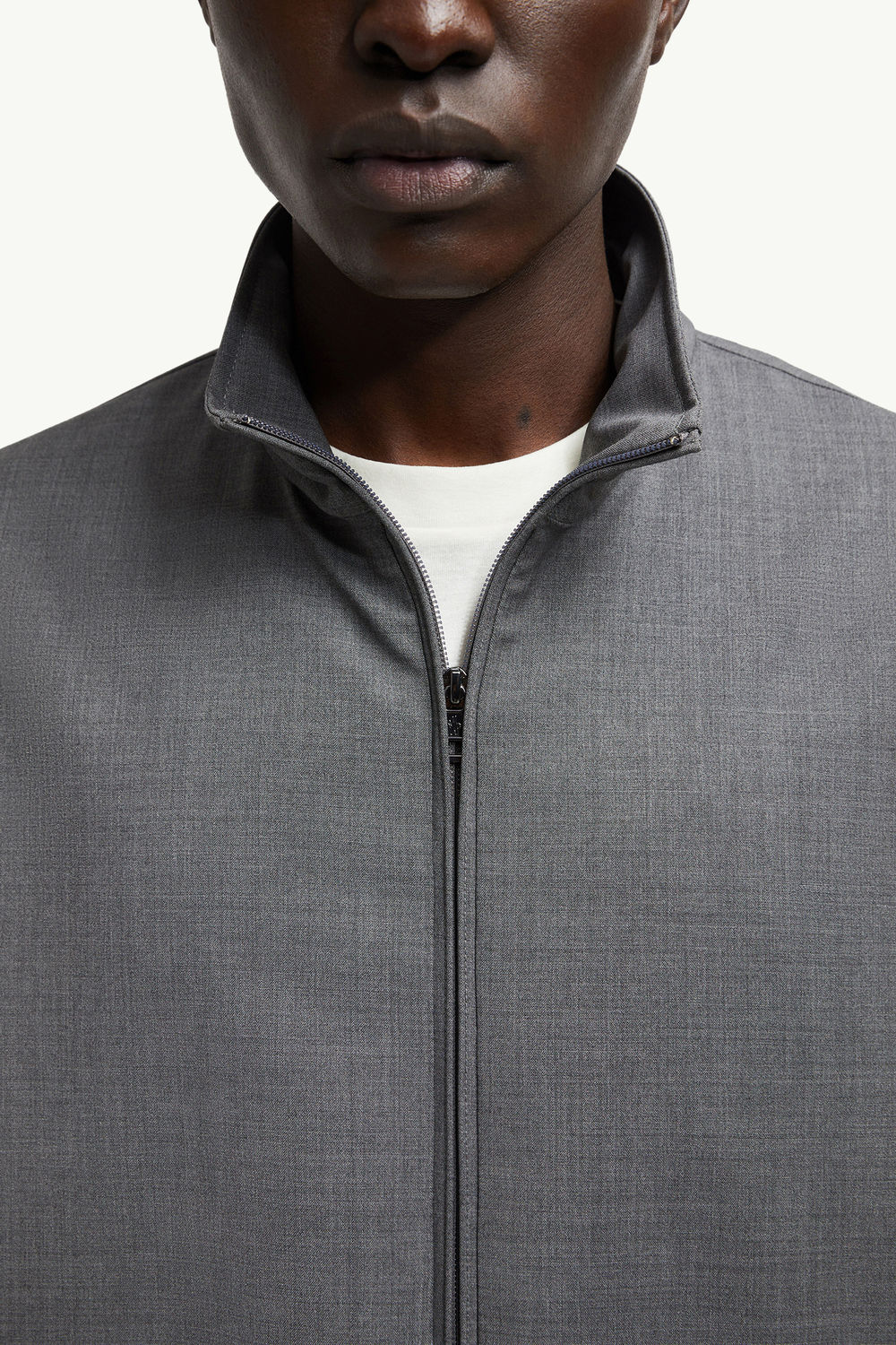 Veste Malavat en laine Hommes Gris foncé Moncler 5