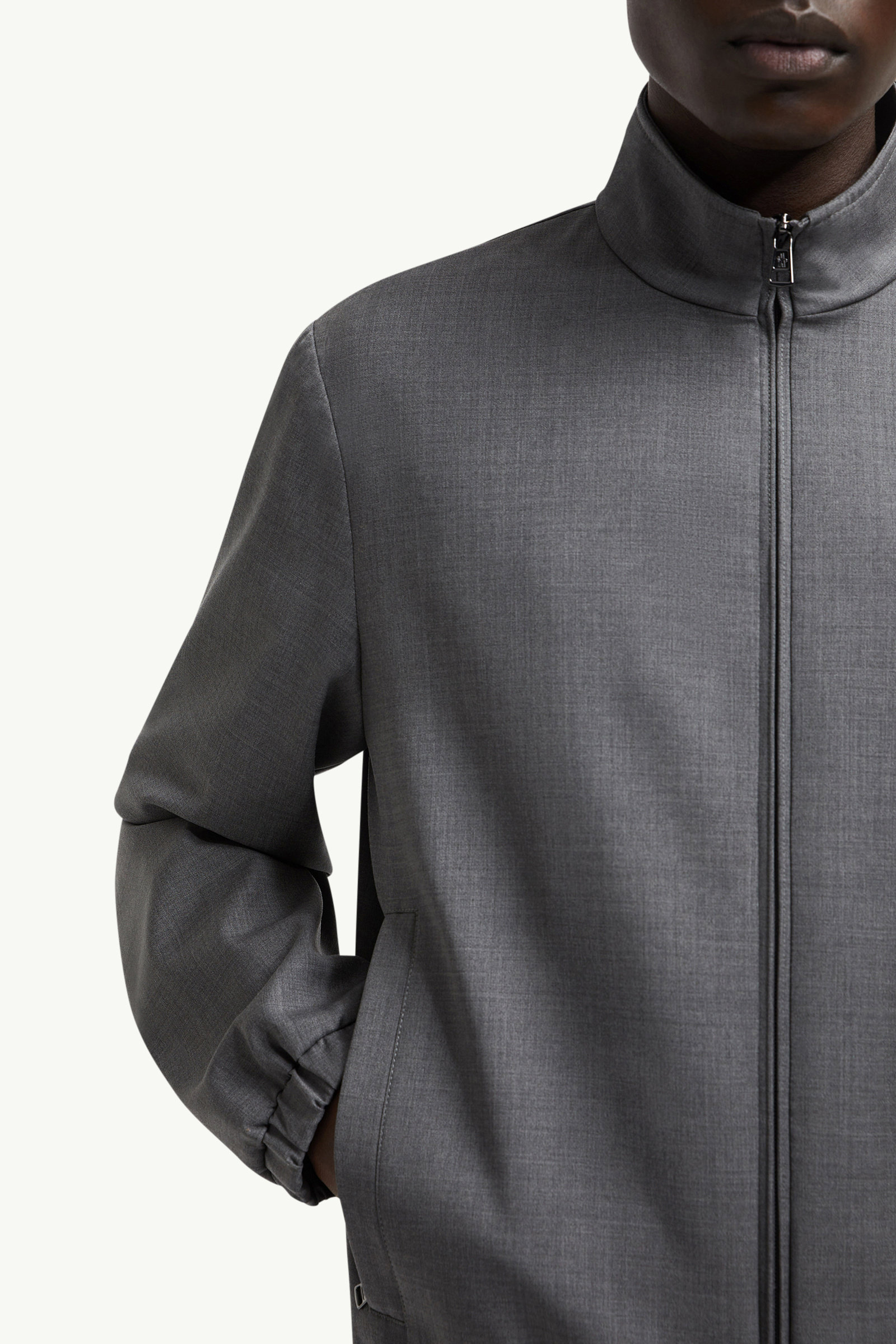 Malavat Wool Jacket Men Dark Gray Moncler 6