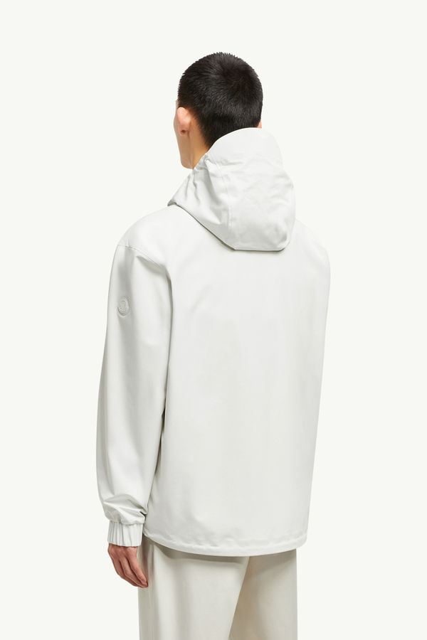 Bise Hooded Rain Jacket Men White Moncler 4