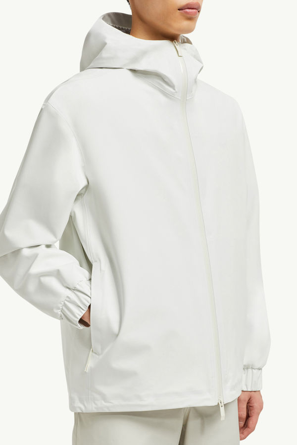 Bise Hooded Rain Jacket Men White Moncler 5