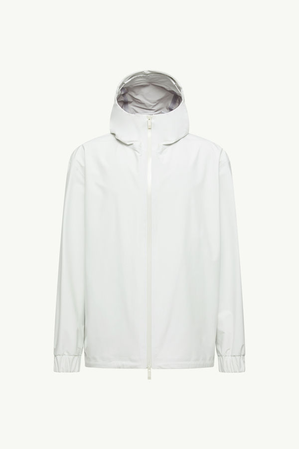 Bise Hooded Rain Jacket Men White Moncler 2