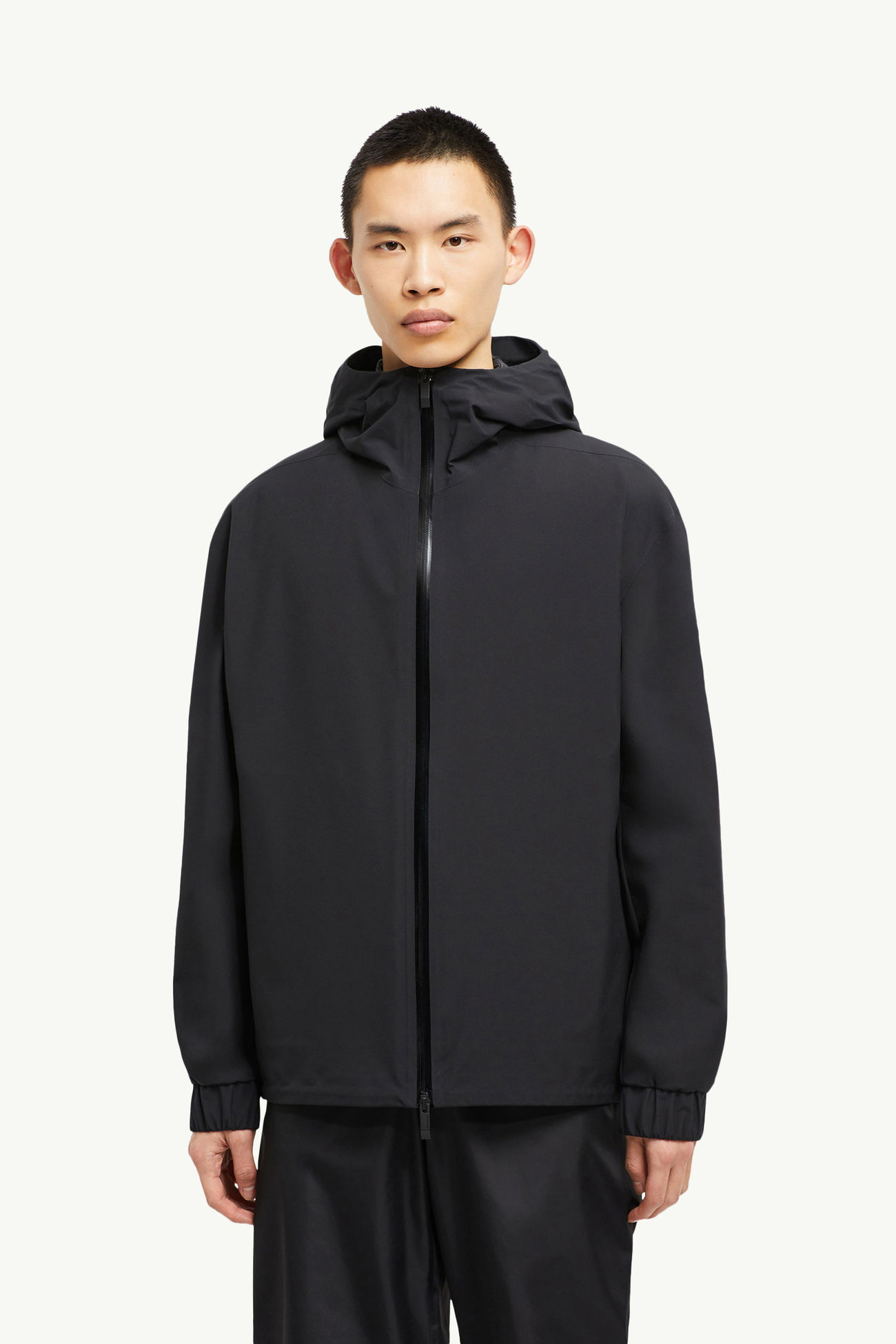 Chaqueta impermeable con capucha Bise Hombre Negro Moncler 3