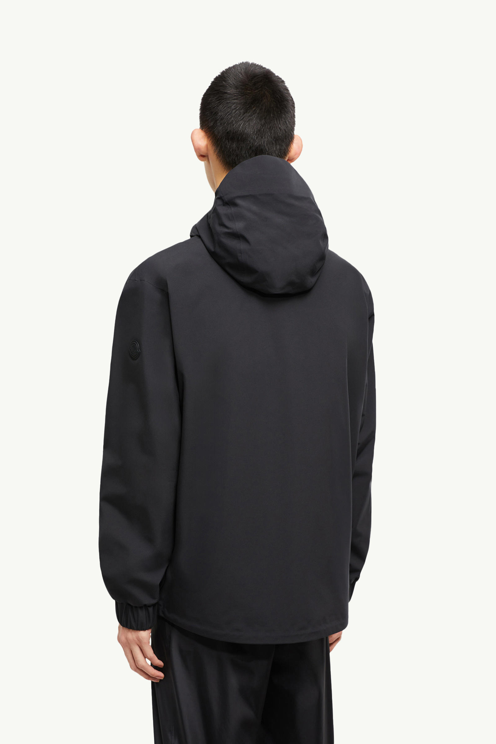 Bise Hooded Rain Jacket Men Black Moncler 4
