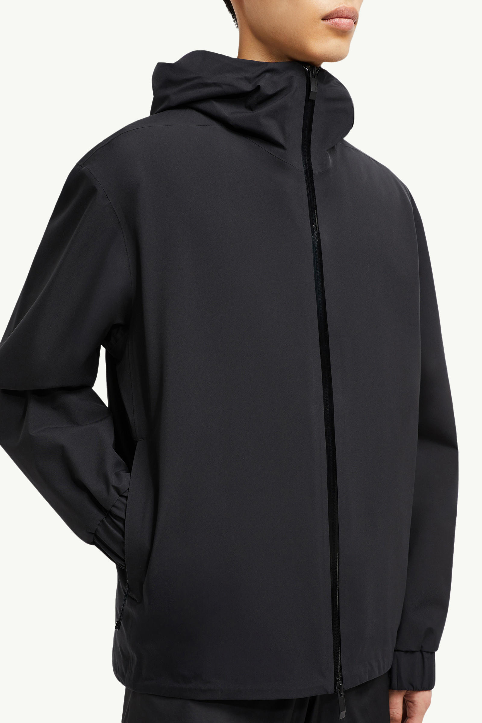 Bise Hooded Rain Jacket Men Black Moncler 5