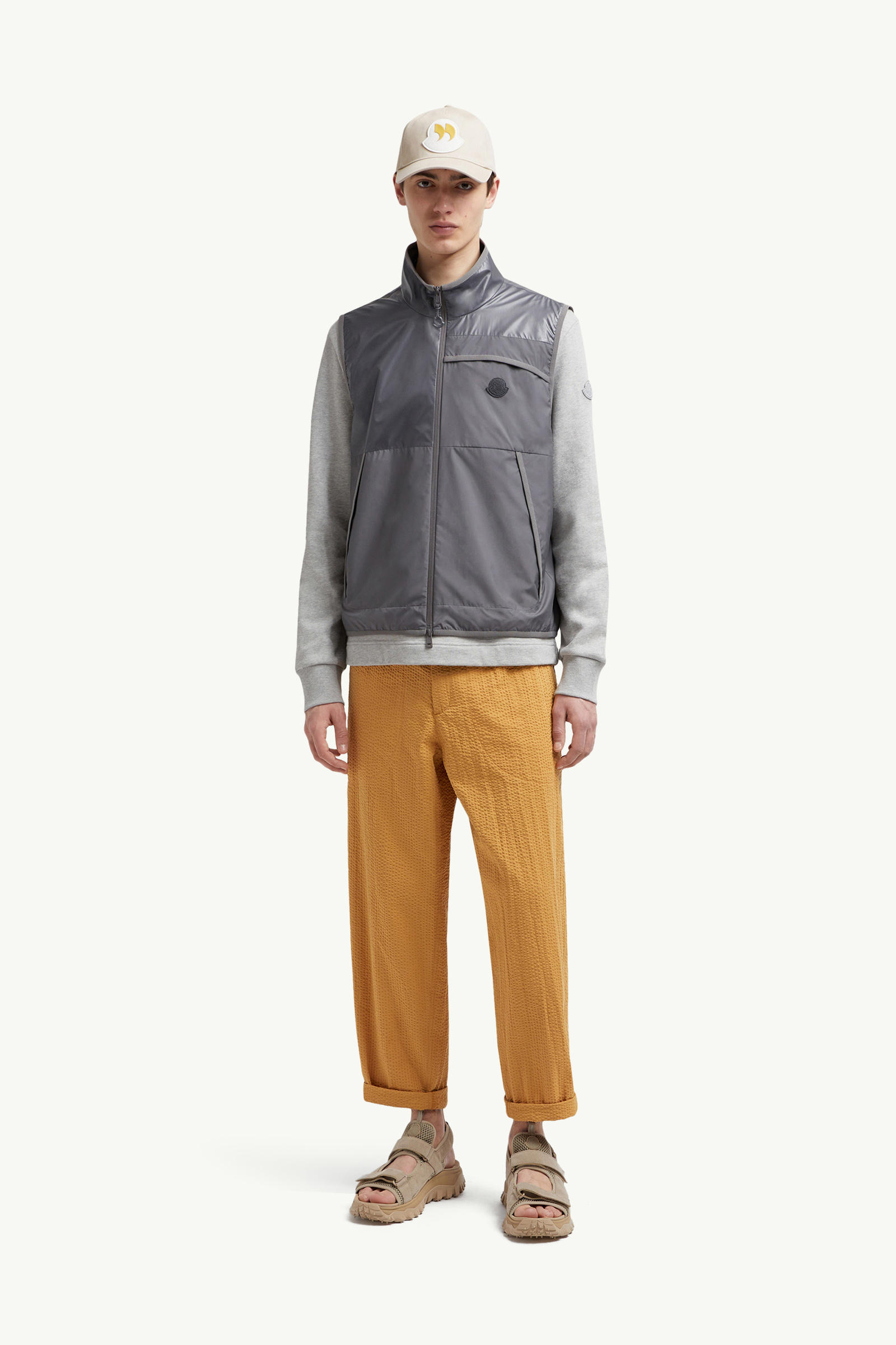 Epeo Gilet Men Dark Gray Moncler 0