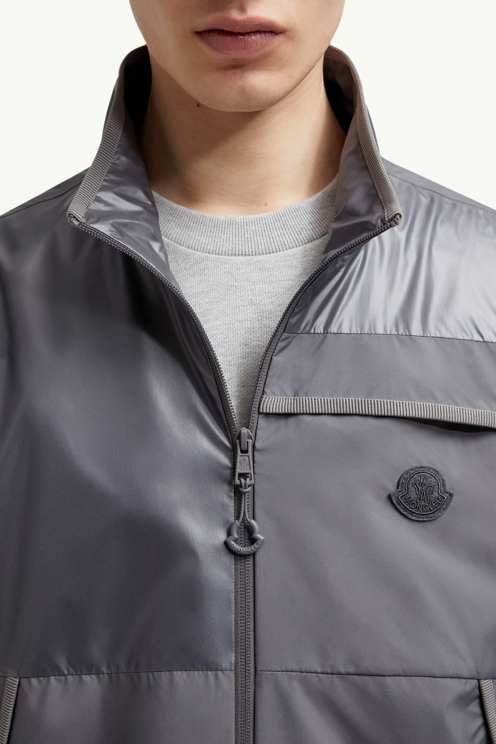 Epeo Gilet Men Dark Gray Moncler 5