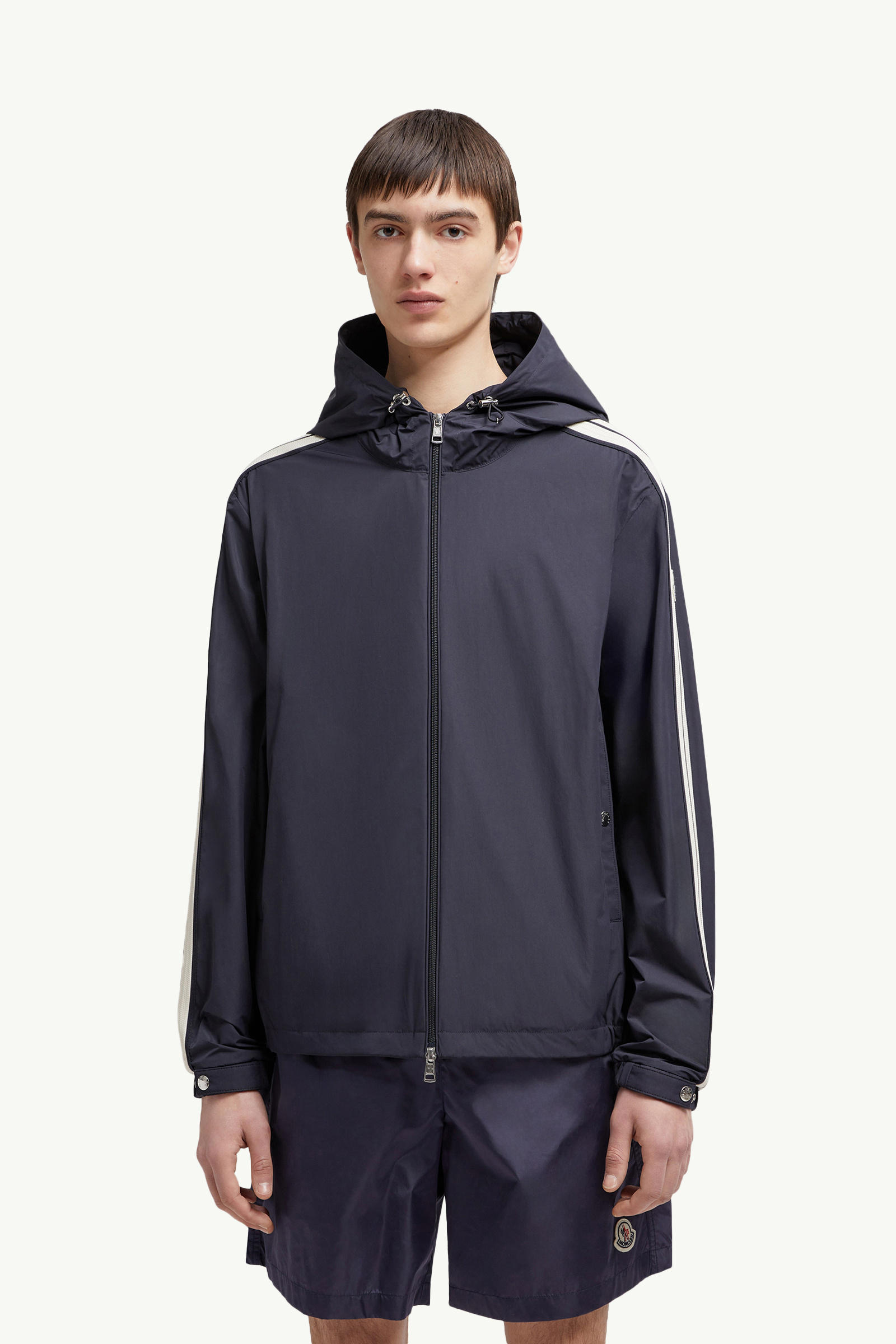 Olan Hooded Jacket Men Dark Blue Moncler 3