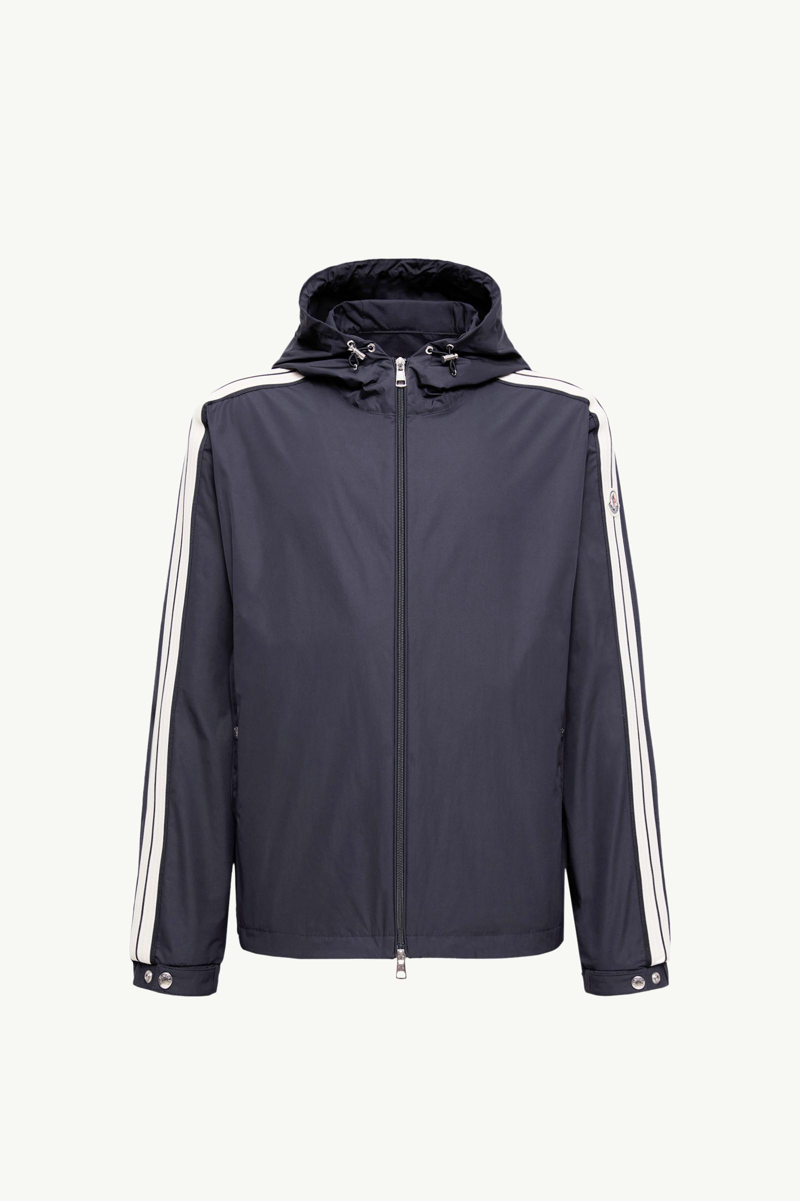 美品 モンクレール WIMEREUX スウェット テーラードジャケット アンコン MONCLER (モンクレール) 撥水 袖モノグラムバンド ナイロン