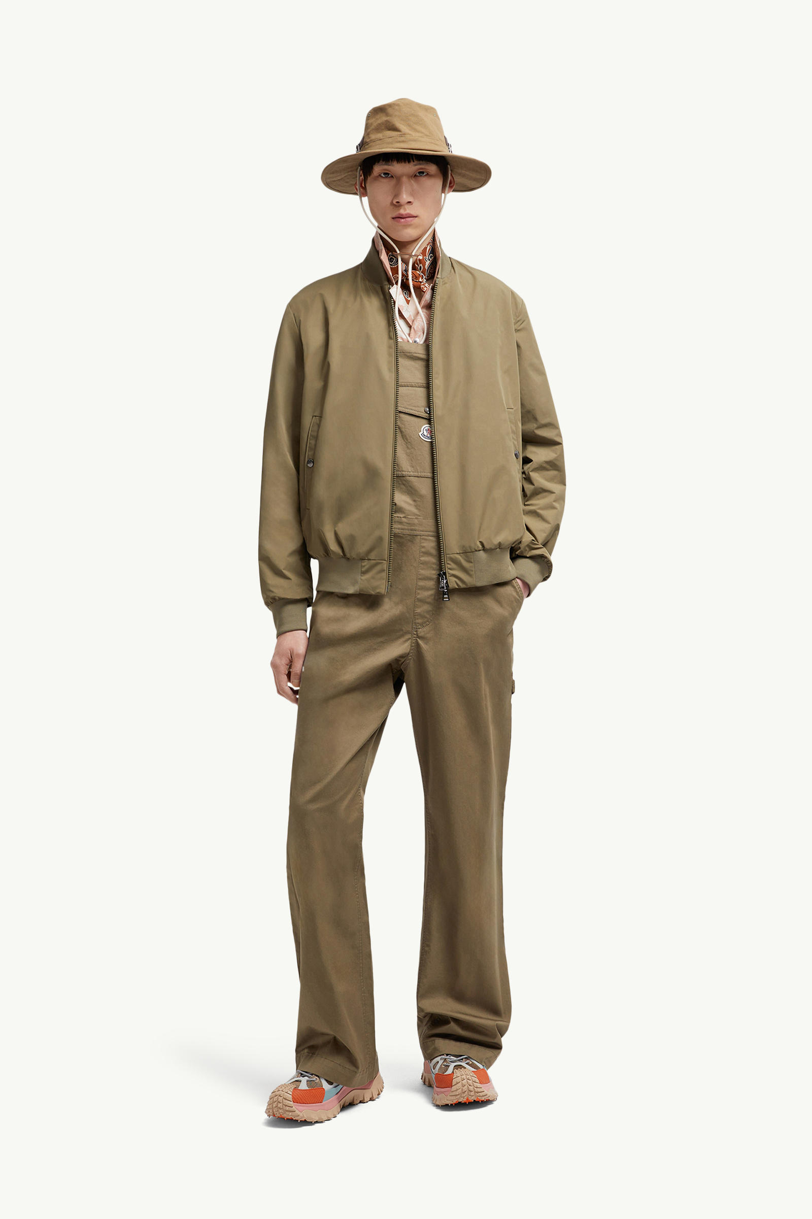 Grammont Bomber Jacket Men Olive Green Moncler 0