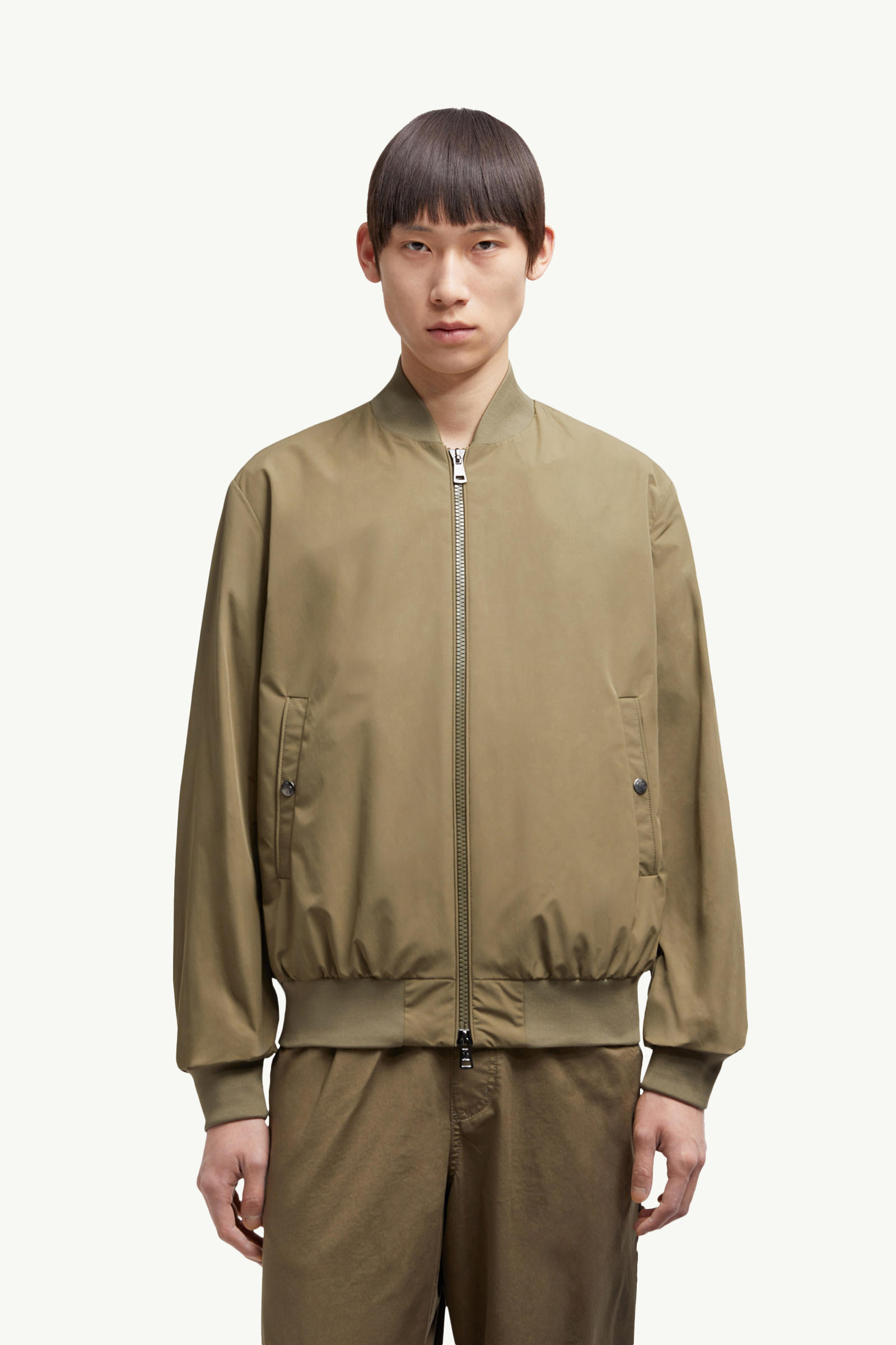Grammont Bomber Jacket Men Olive Green Moncler 3
