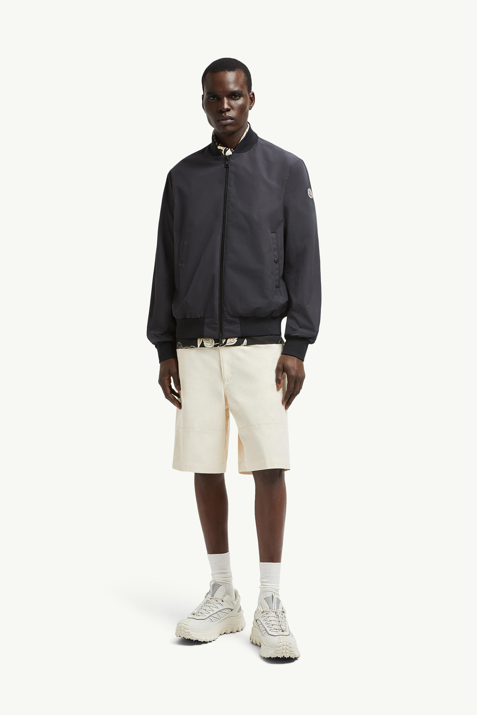 Grammont Bomber Jacket Men Black Moncler 0
