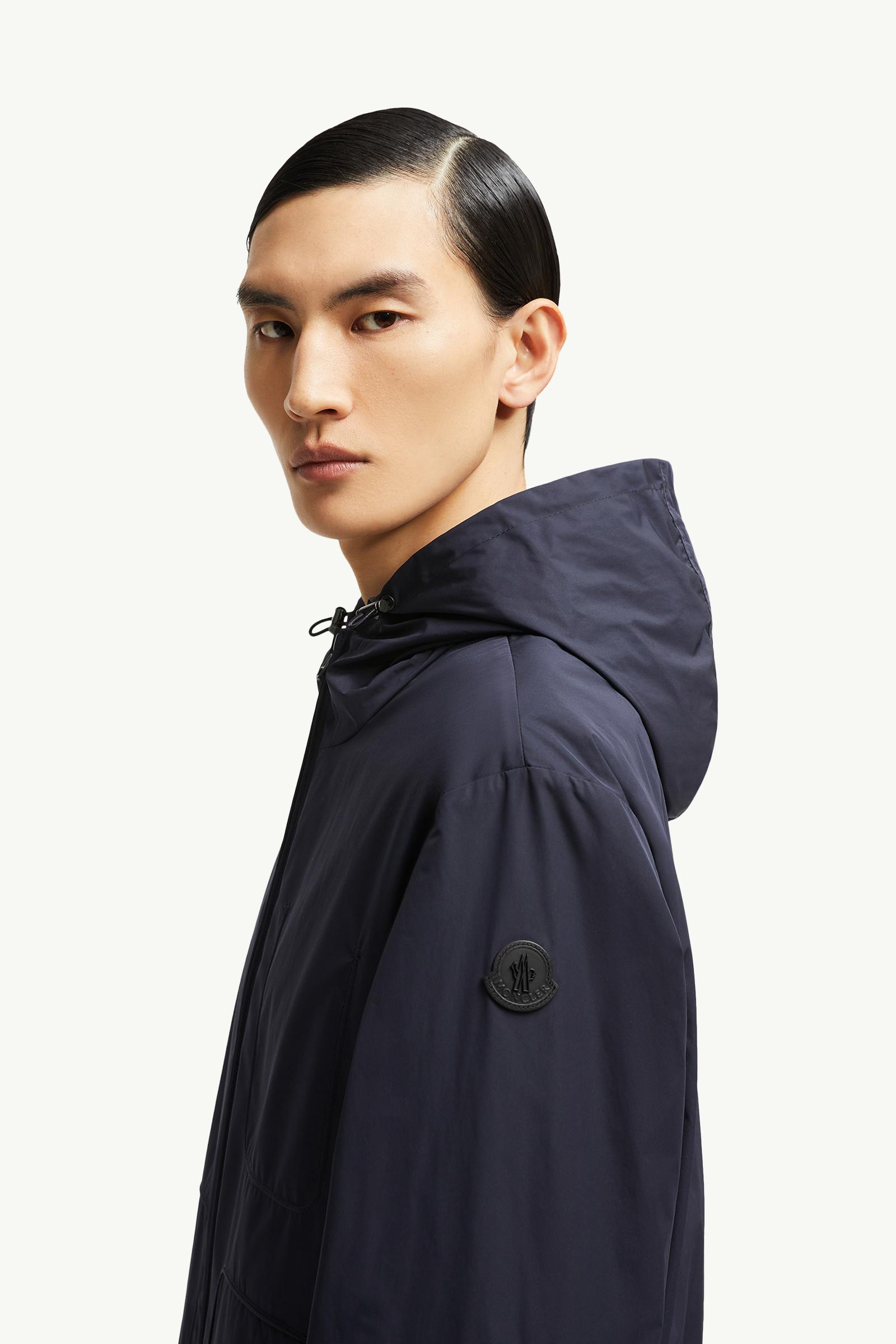Bouisse Hooded Windbreaker Men Navy Blue Moncler 1
