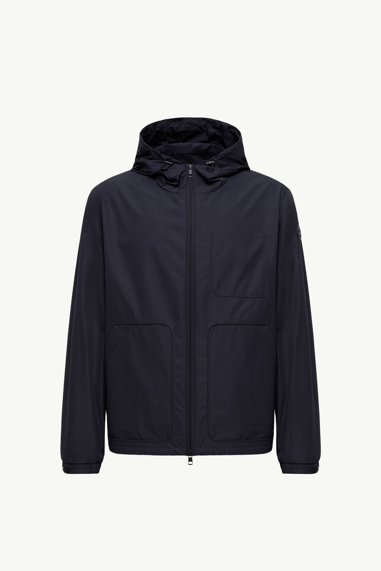 Bouisse Hooded Windbreaker Men Navy Blue Moncler 2