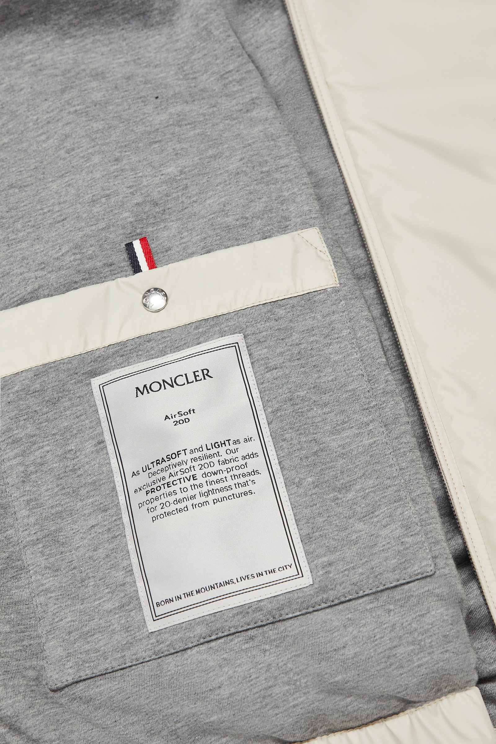 Meidassa Windbreaker Men White Moncler 7