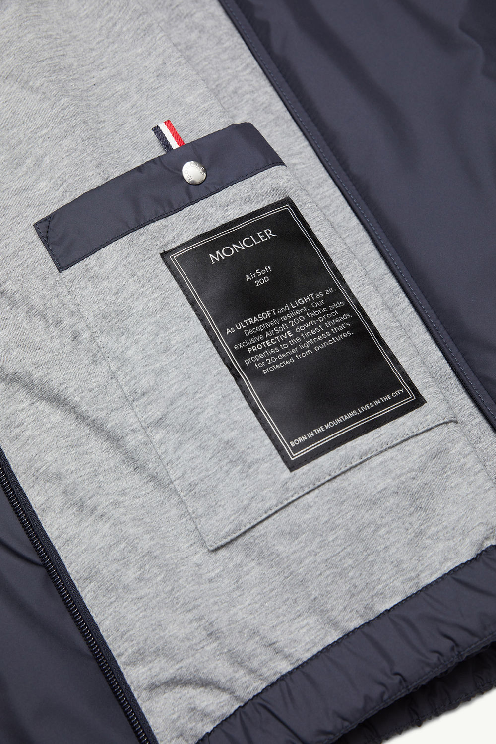 Meidassa Windbreaker Men Navy Blue Moncler 7
