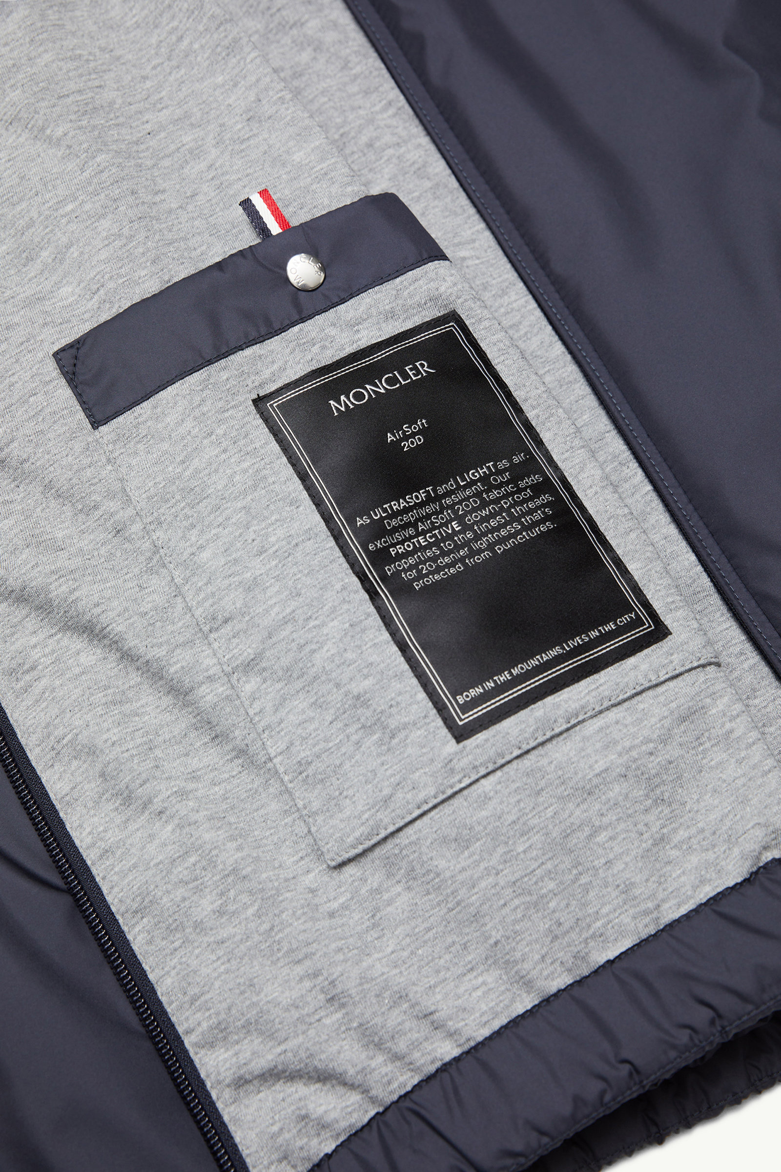 Meidassa Windbreaker Men Navy Blue Moncler 7