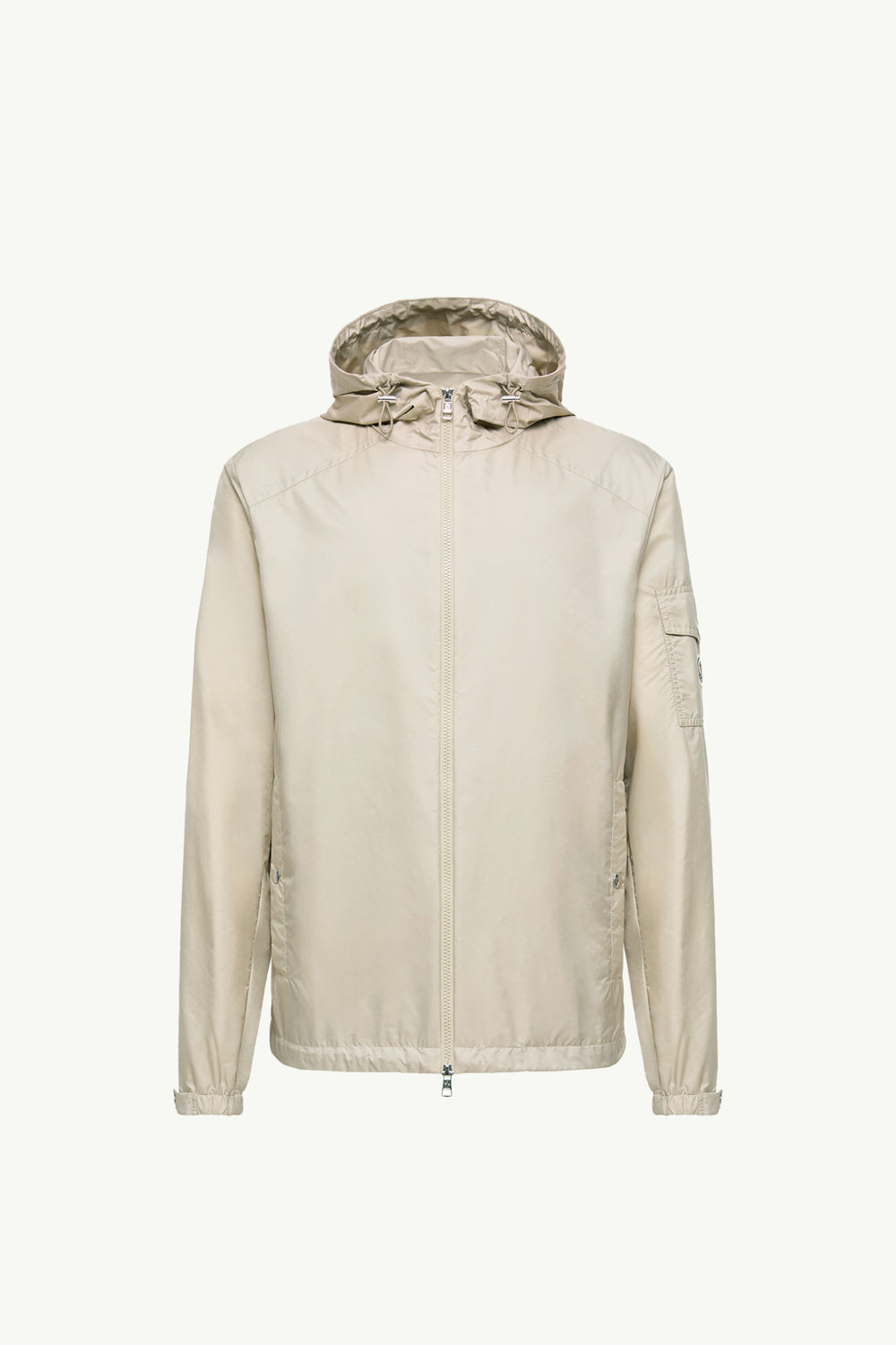 Etiache Hooded Rain Jacket Men Light Beige Moncler 2