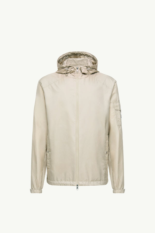 Etiache Hooded Rain Jacket Men Light Beige Moncler 2