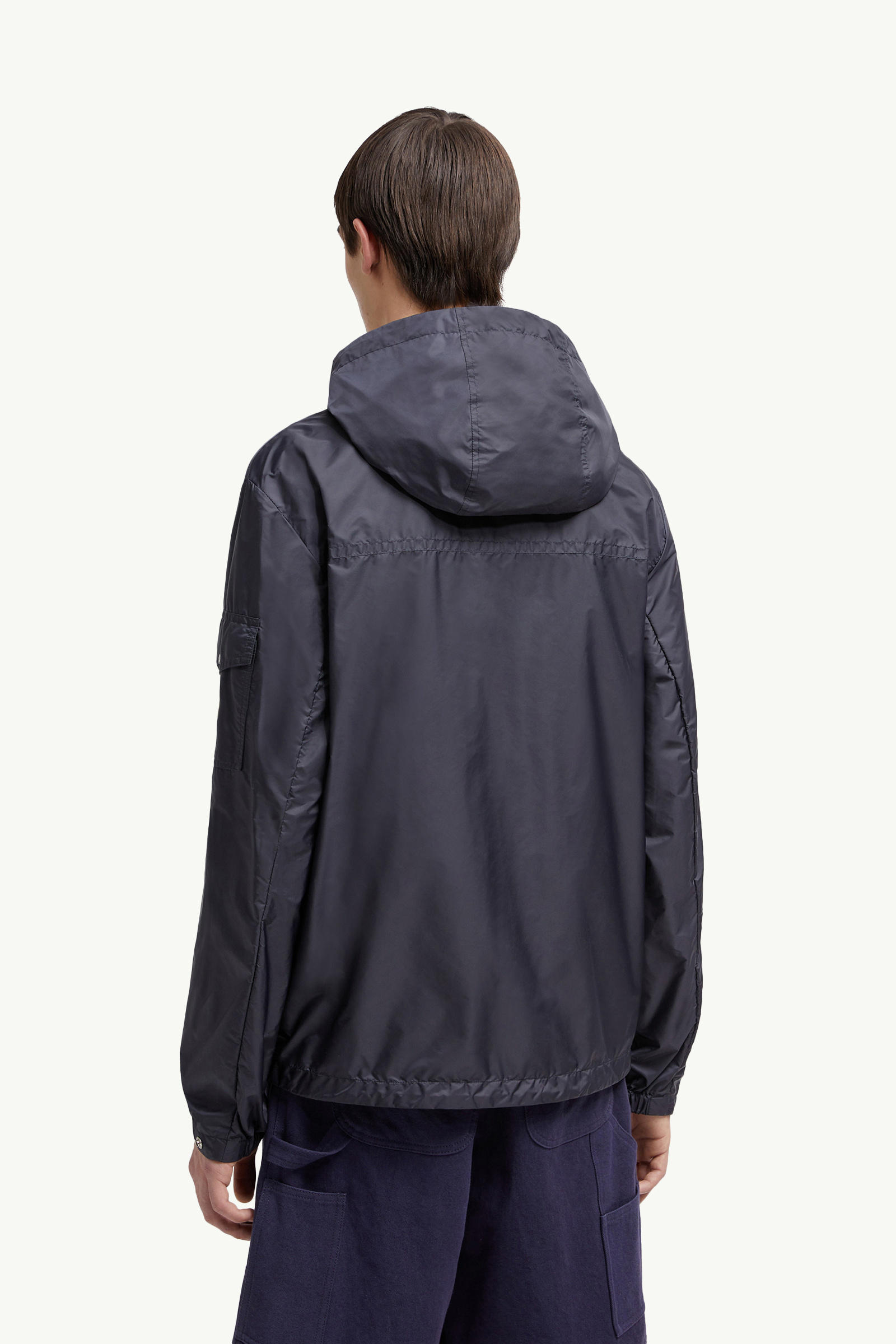 Veste de pluie à capuche Etiache Hommes Bleu Moncler 4
