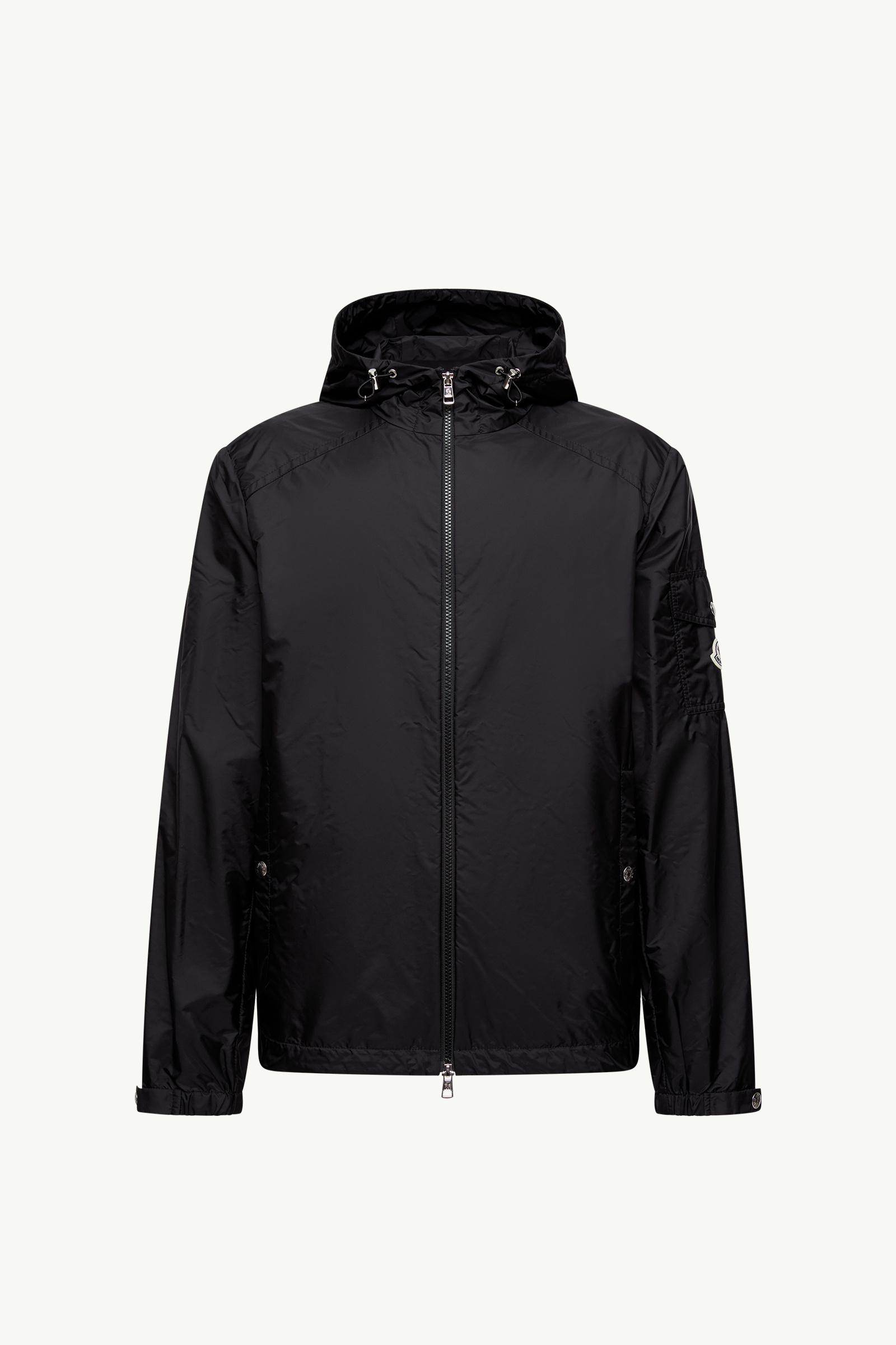 Black Etiache Hooded Rain Jacket - Windbreakers & Raincoats