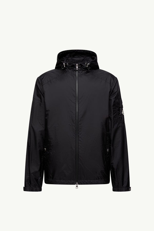 Etiache Hooded Rain Jacket Men Black Moncler 2