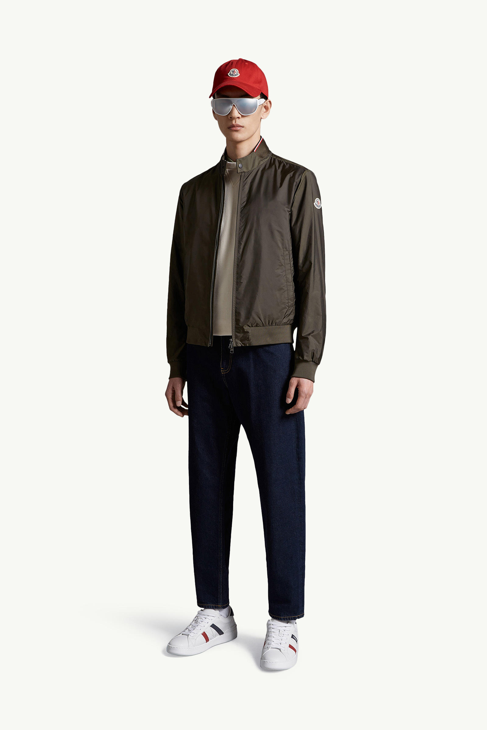 Reppe Rain Jacket Men Dark Green Moncler 0
