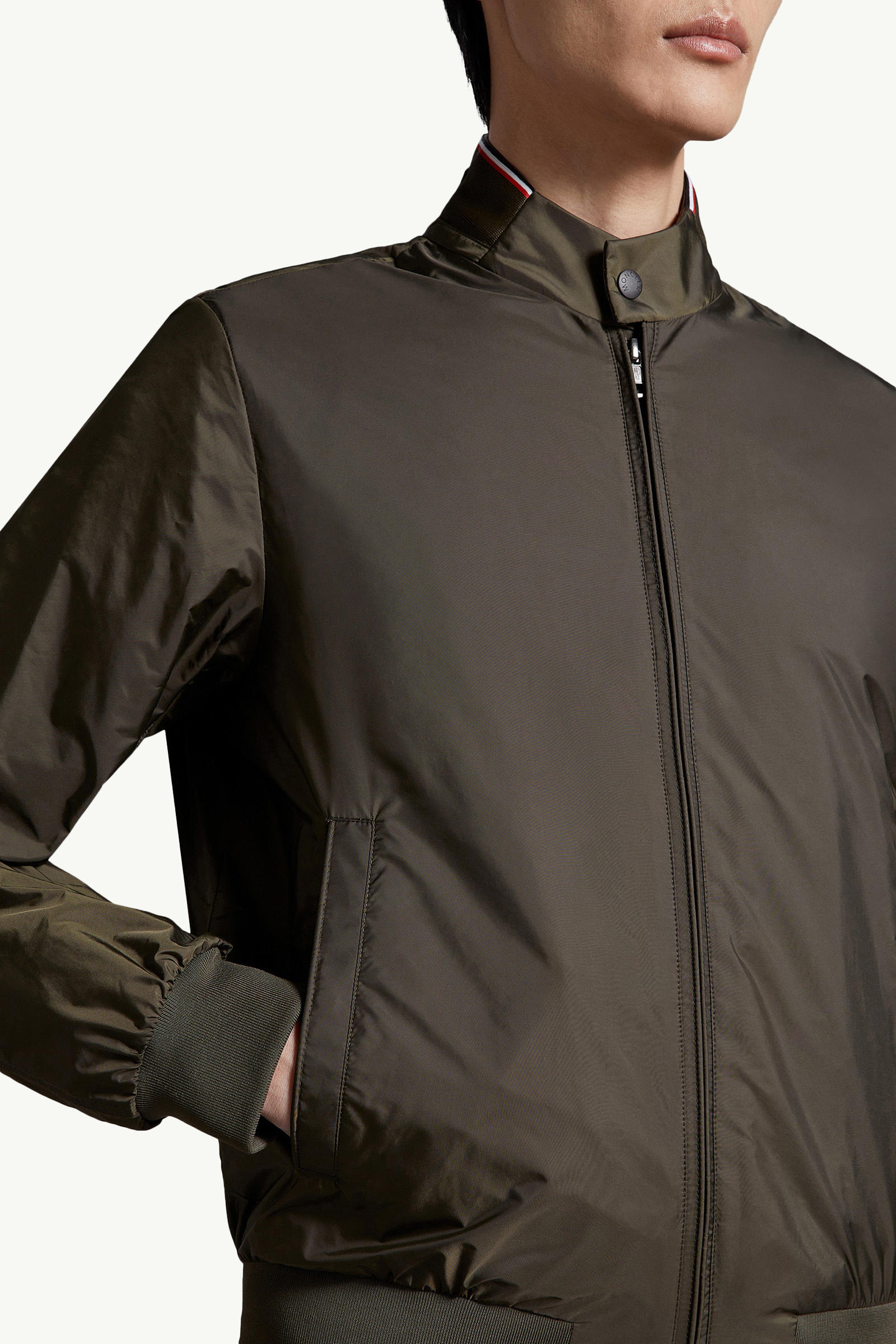 Reppe Rain Jacket Men Dark Green Moncler 5