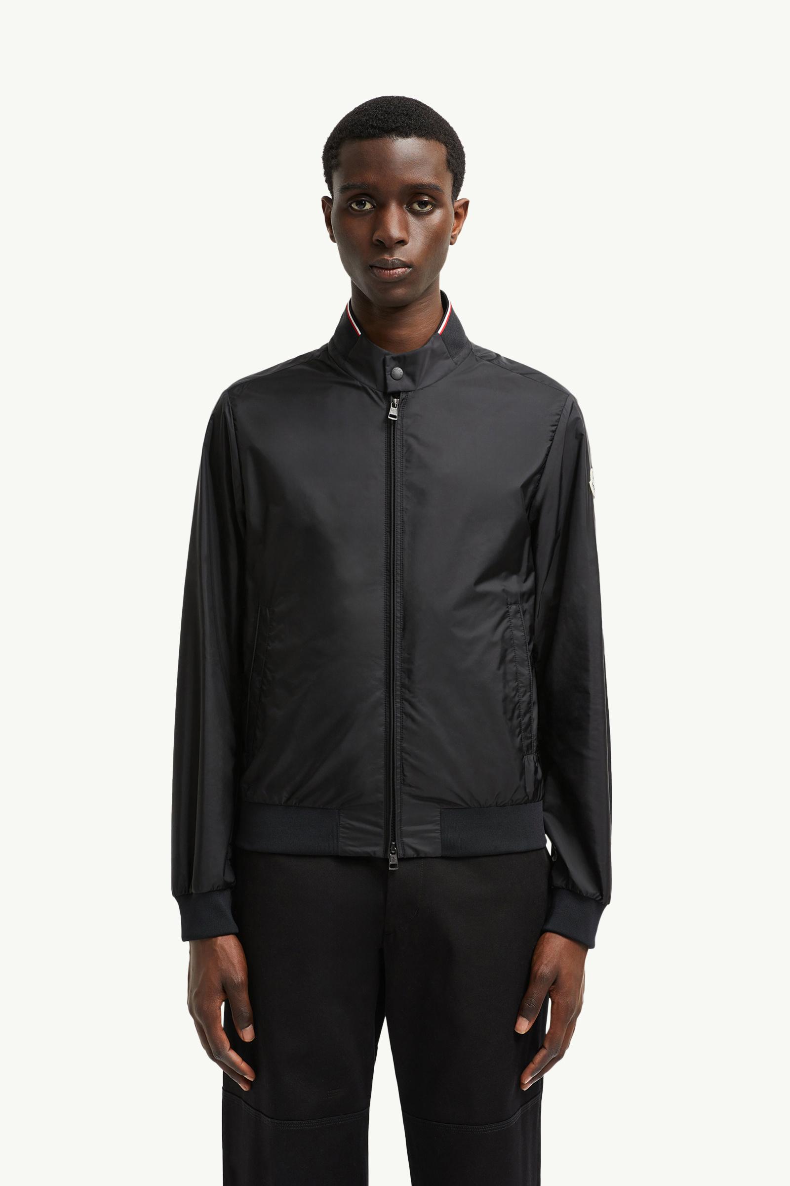 MONCLER REPPE ジャケット Black Reppe Rain Jacket - Windbreakers & Raincoats for Men