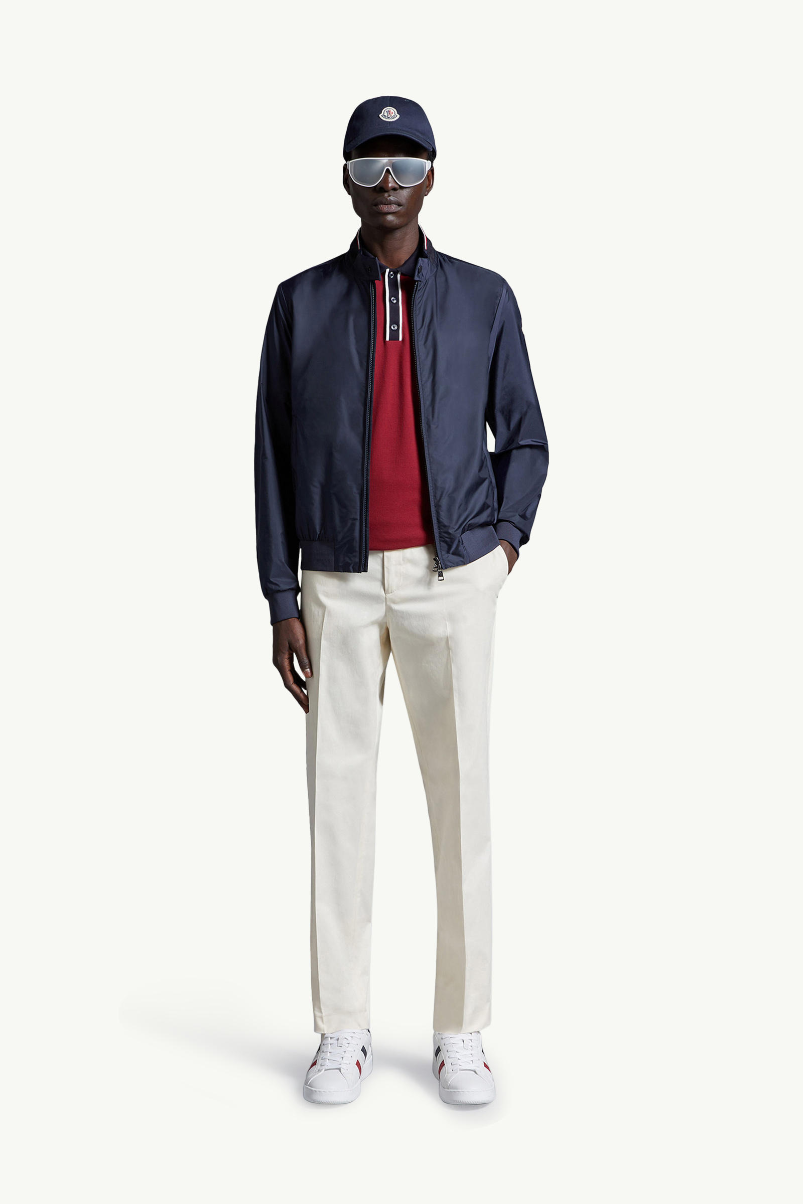 Reppe Rain Jacket Men Navy Blue Moncler 0