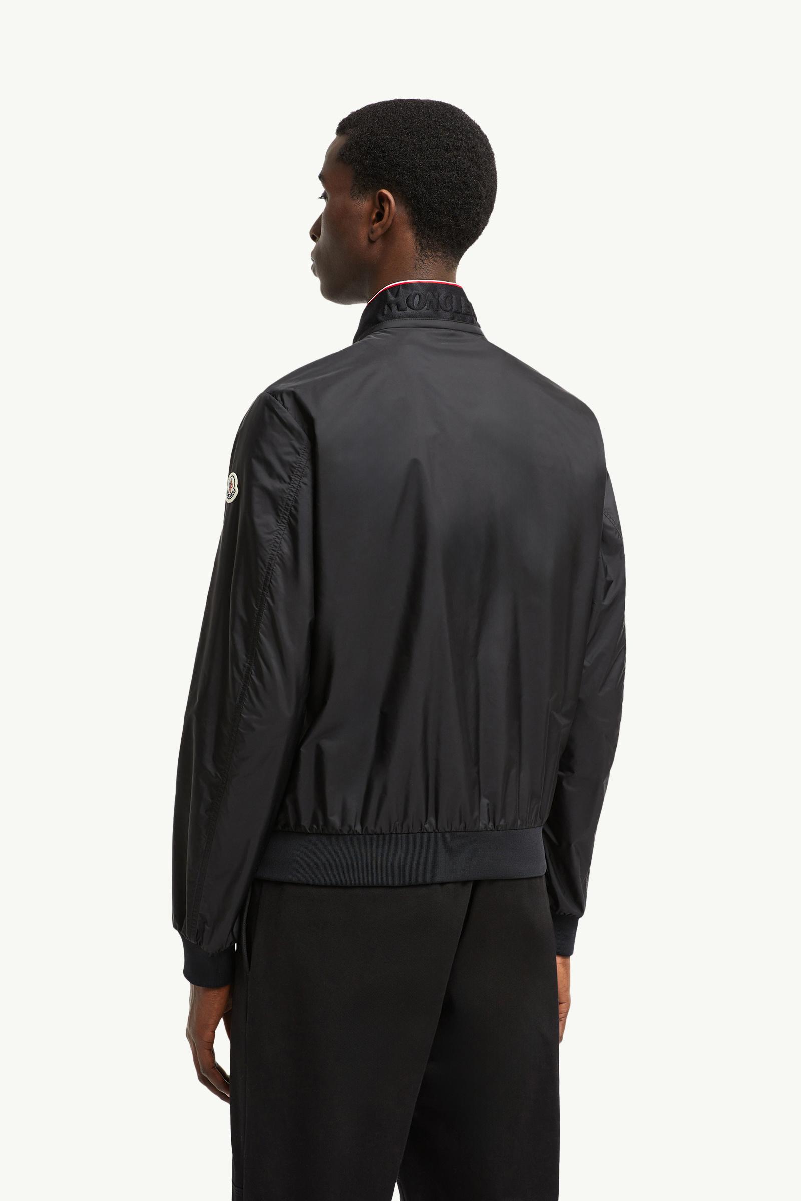 Black Reppe Rain Jacket - Windbreakers & Raincoats for Men