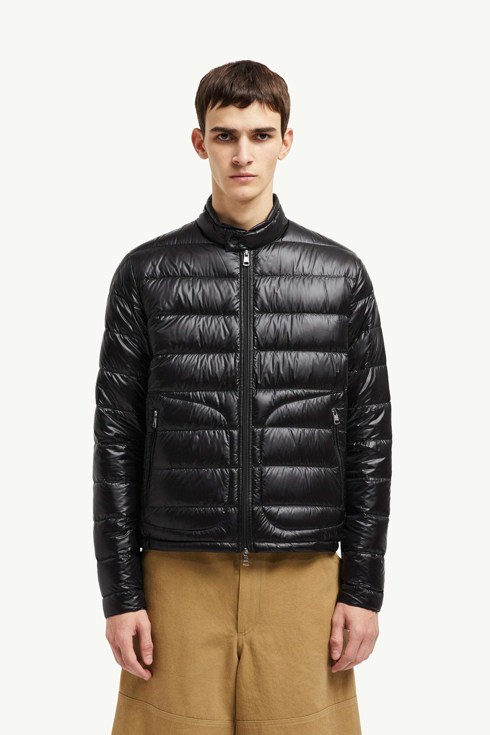 Acorus Packable Short Down Jacket Men Black Moncler 3