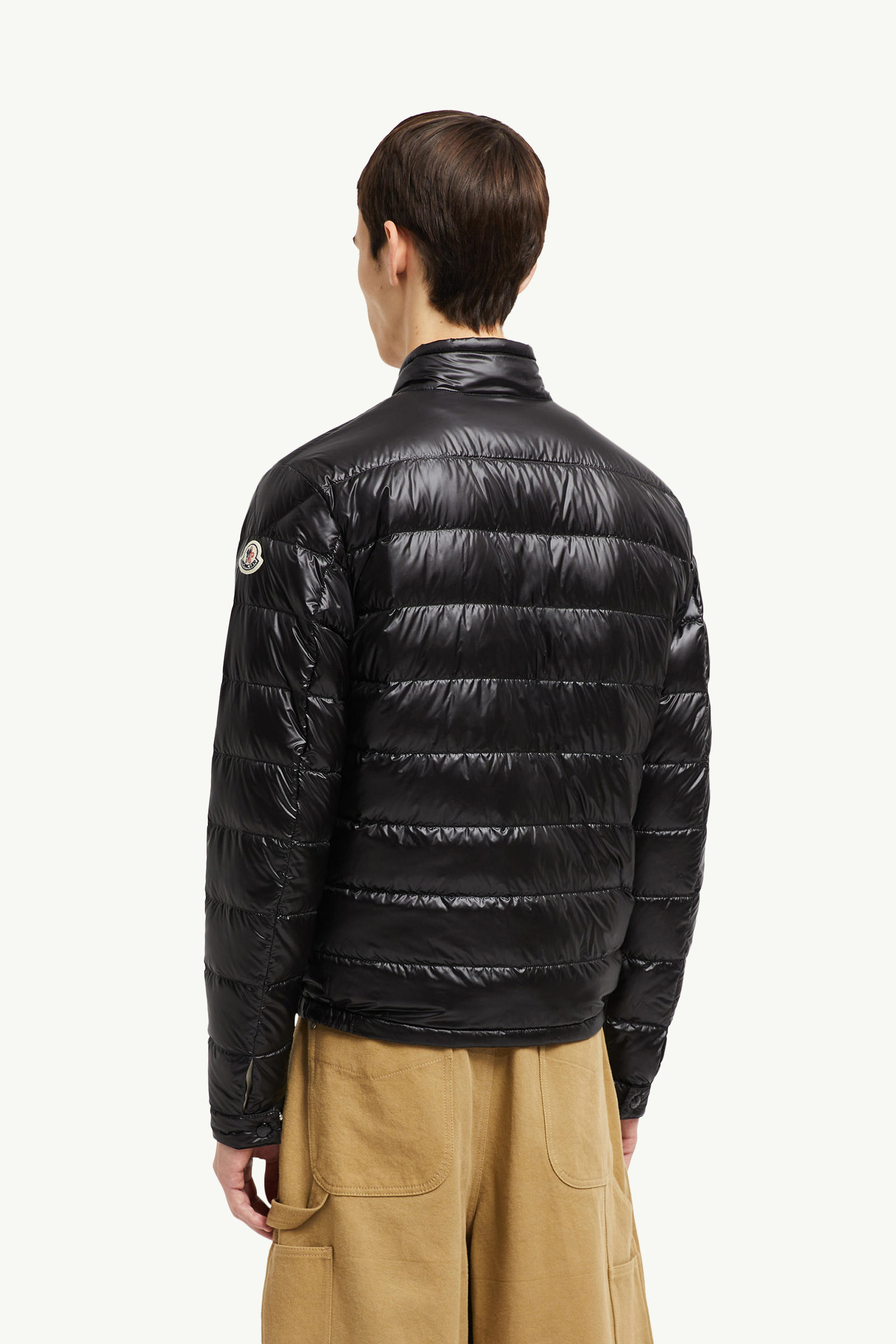 Acorus Packable Short Down Jacket Men Black Moncler 4