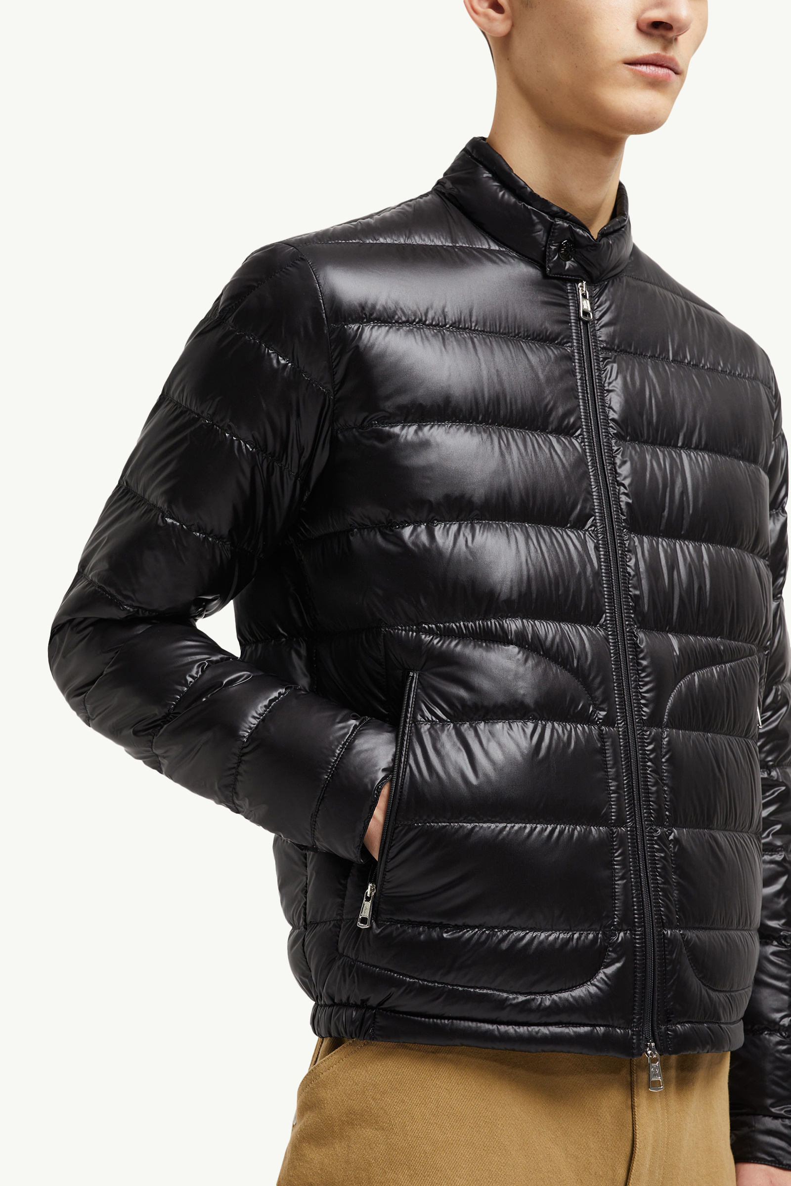 Acorus Packable Short Down Jacket Men Black Moncler 5