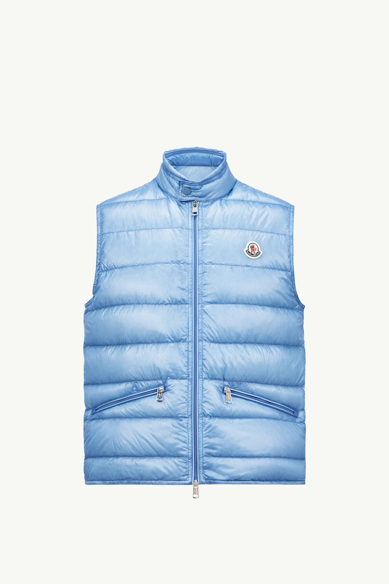 Doudoune sans manches Gui repliable Hommes Bleu clair Moncler 2