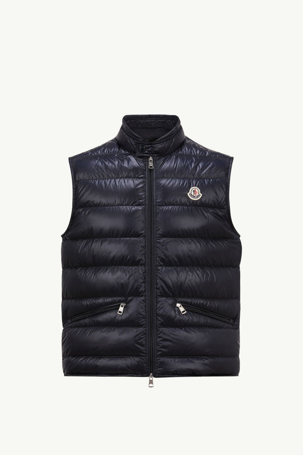 Gui男士可折叠羽绒马甲 男士 午夜蓝 Moncler 2