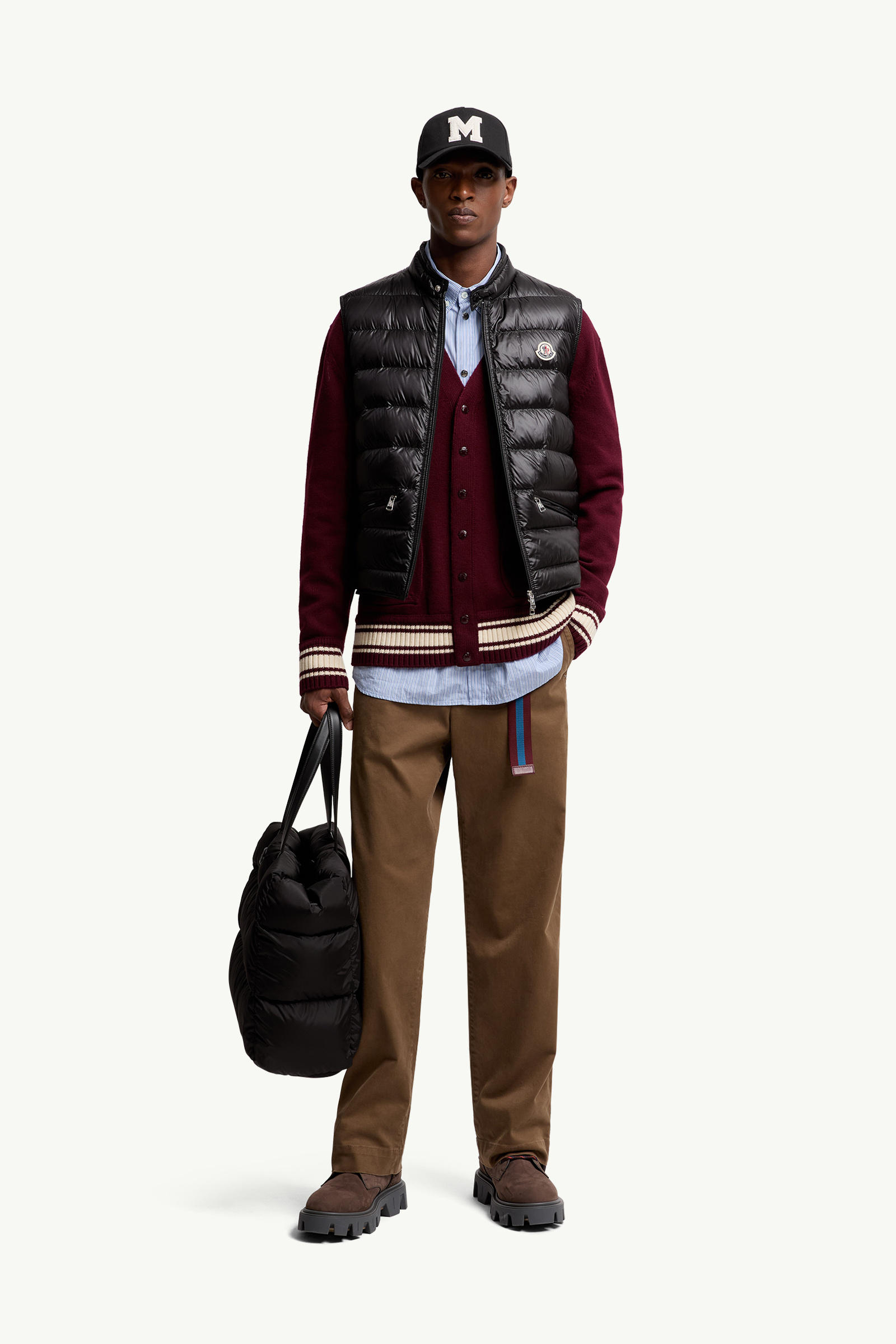 Gui Packable Down Gilet Men Black Moncler 0