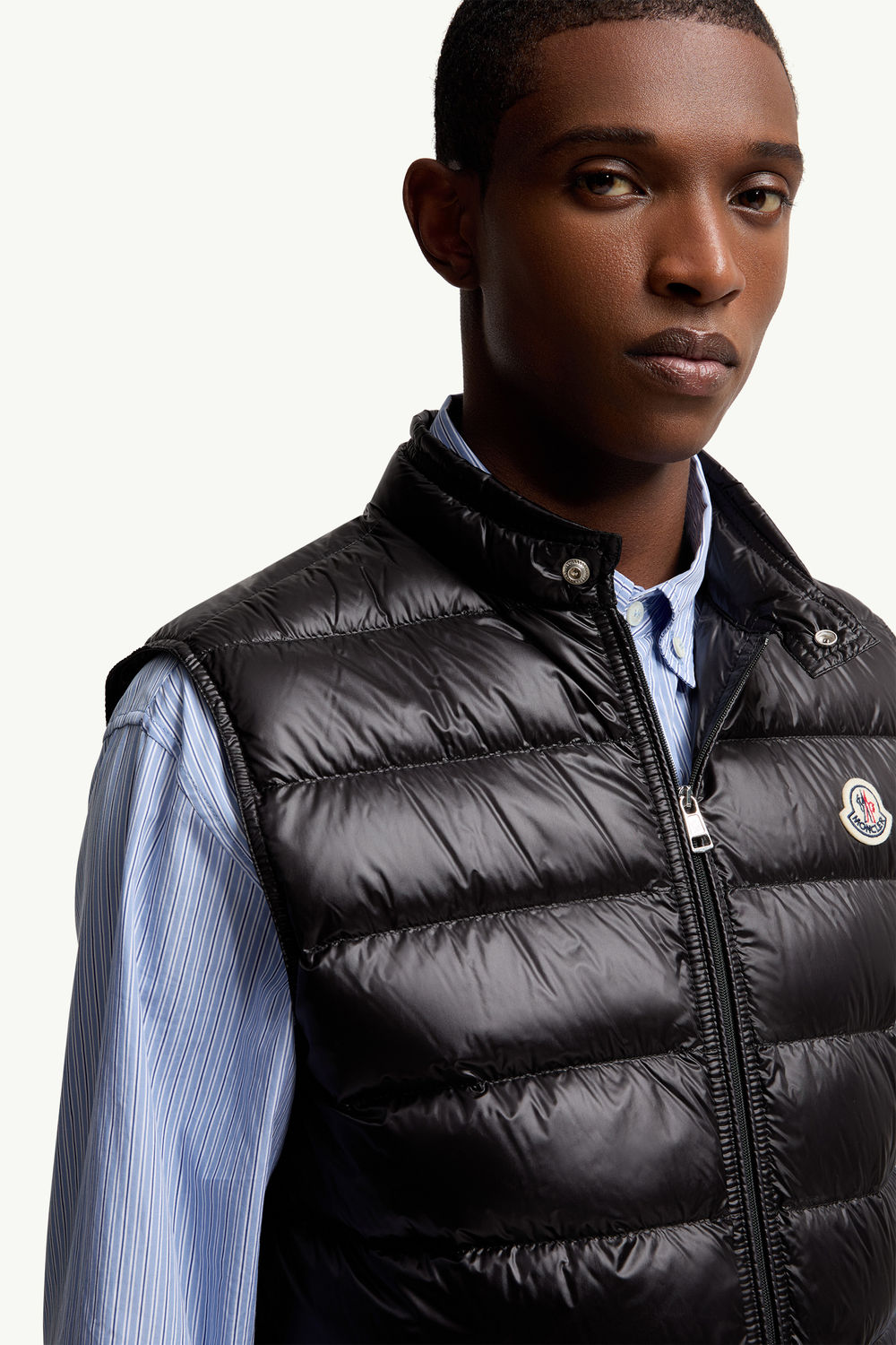Gui Packable Down Gilet Men Black Moncler 5