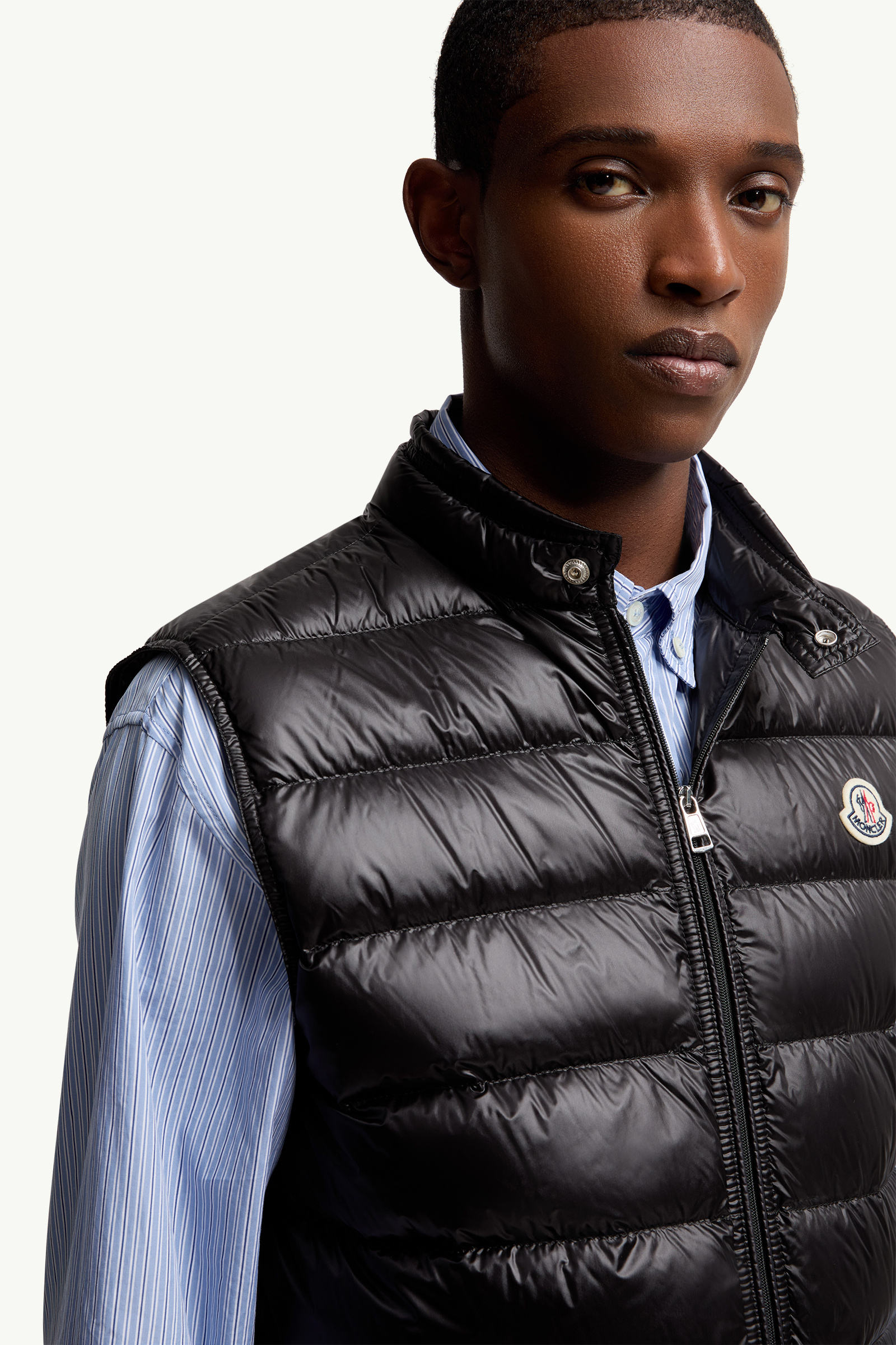 Gui Packable Down Gilet Men Black Moncler 5