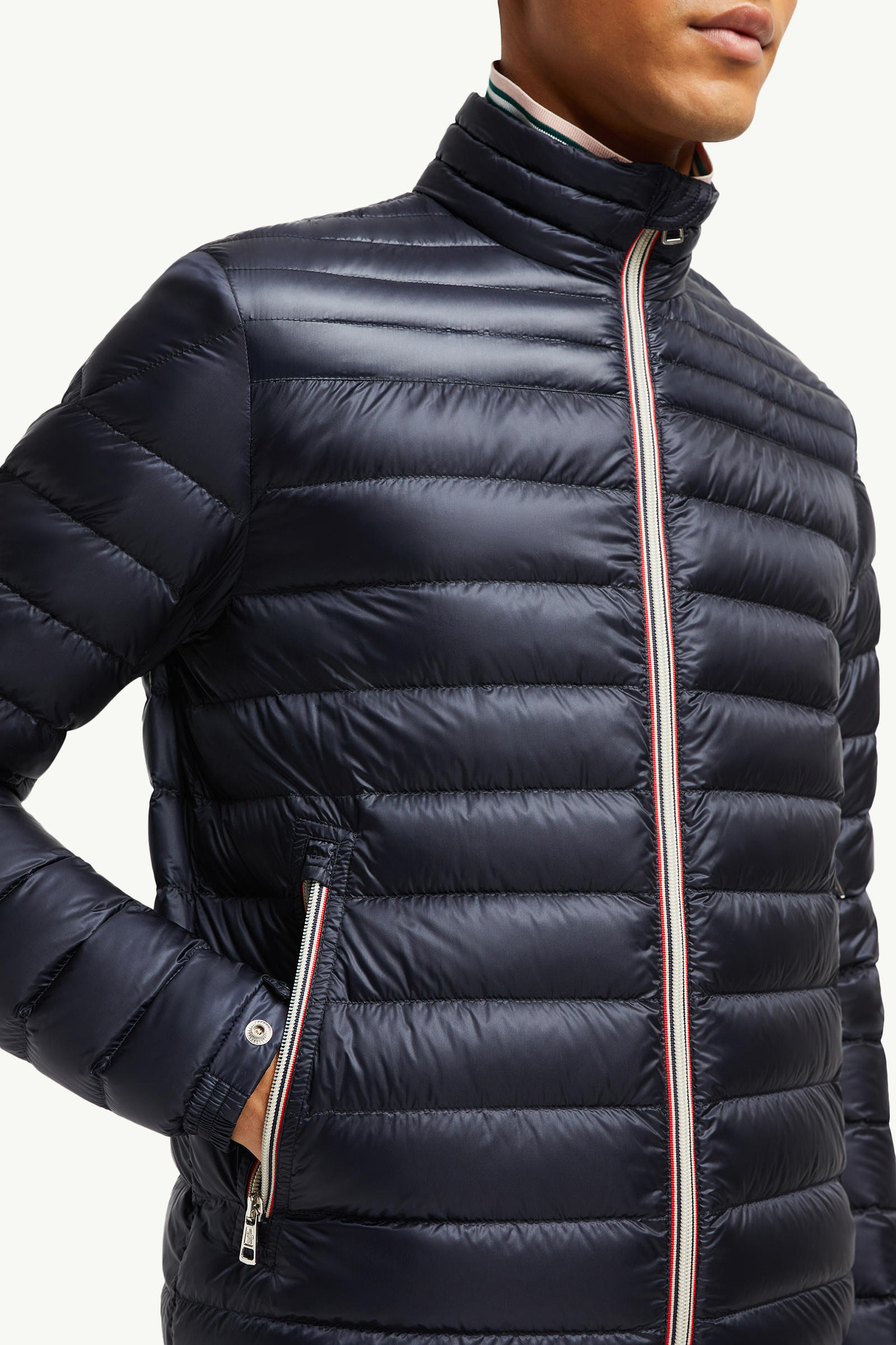 Piumino corto Daniel Uomo Blu Notte Moncler 5
