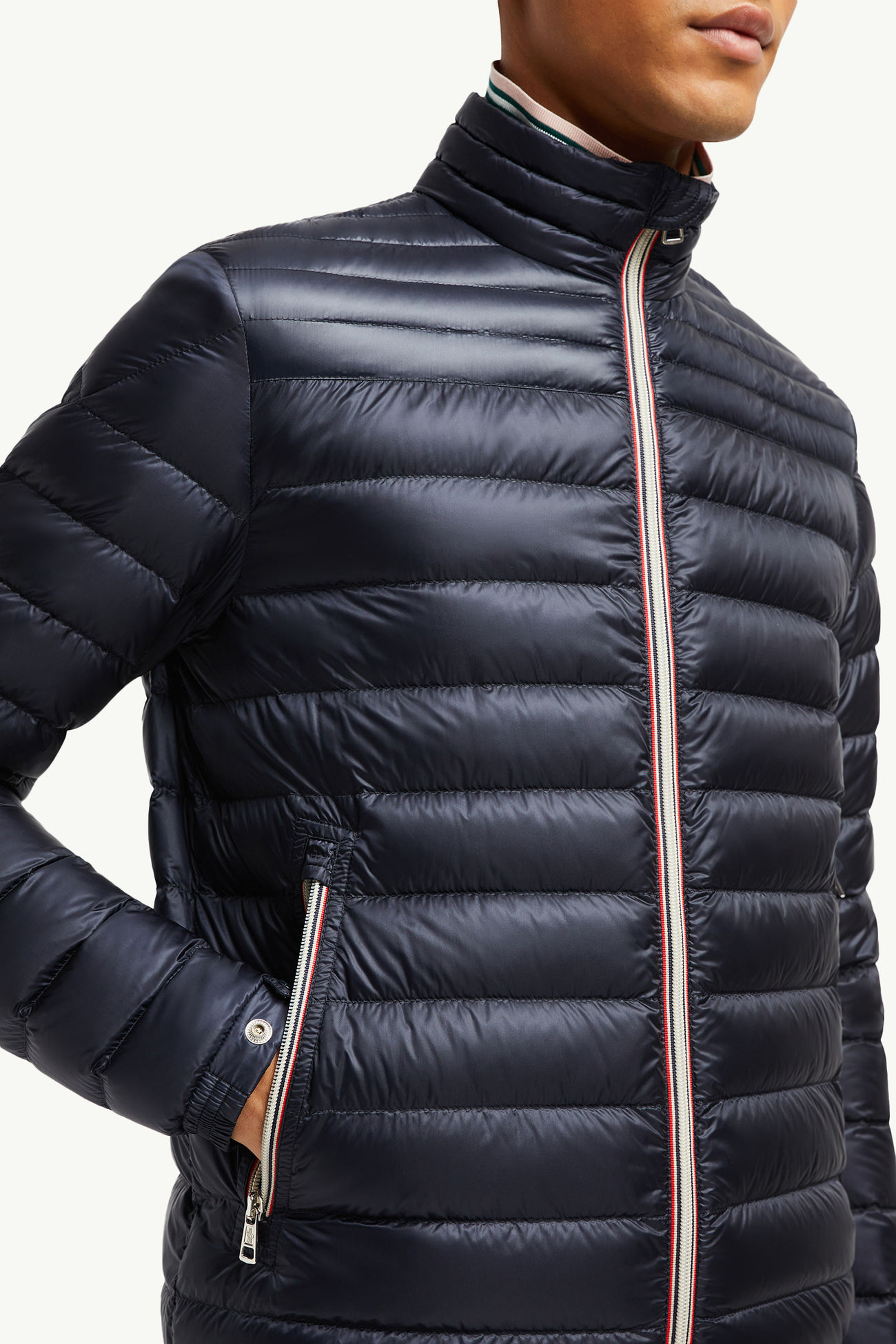 Plumífero corto Daniel Hombre Azul Noche Moncler 5