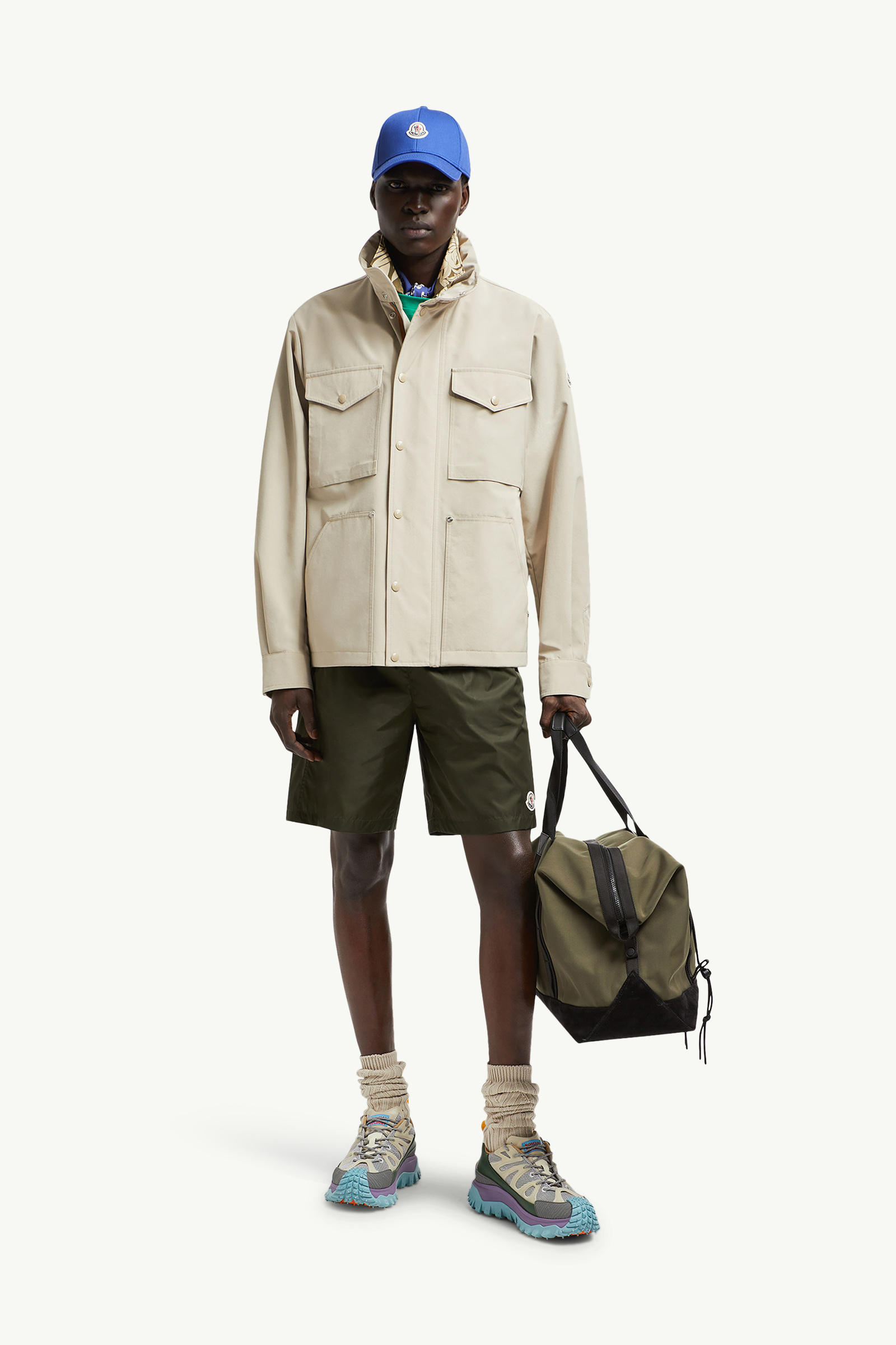 Noues Field Jacket Men Light Beige Moncler 0