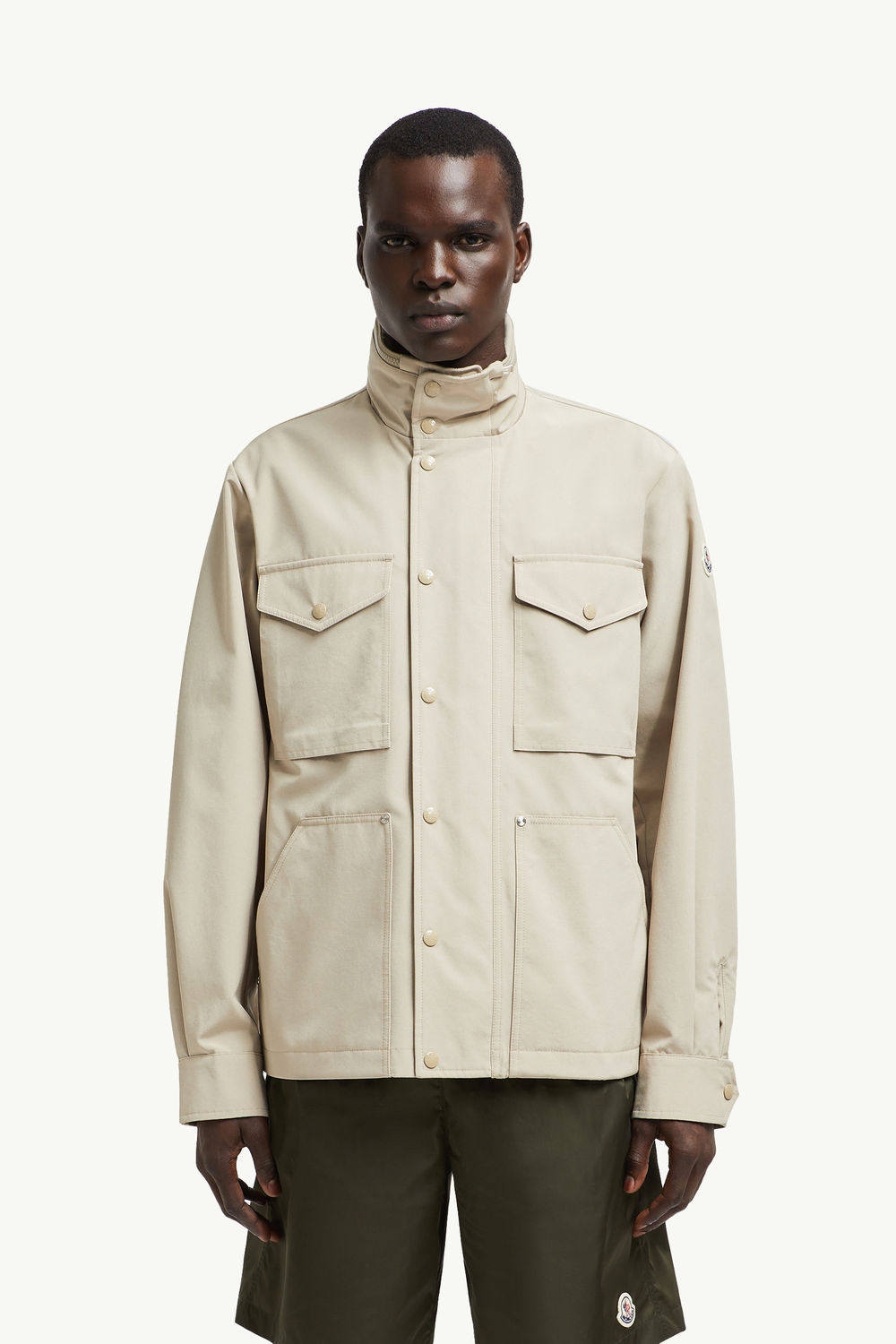 Noues Field Jacket Men Light Beige Moncler 3