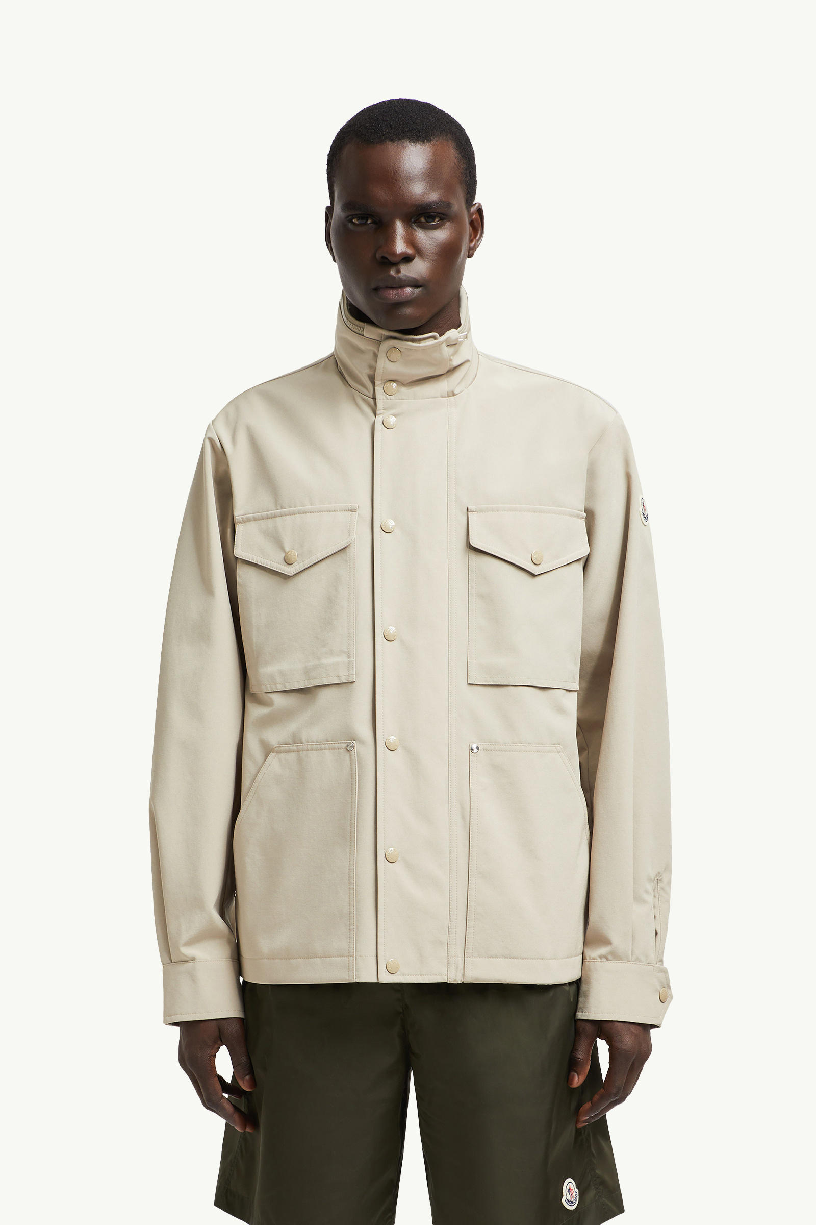 Noues Field Jacket Men Light Beige Moncler 3
