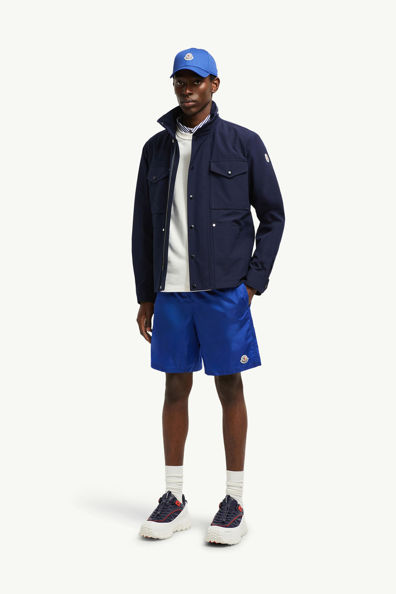 Noues Feldjacke Herren Navyblau Moncler 0