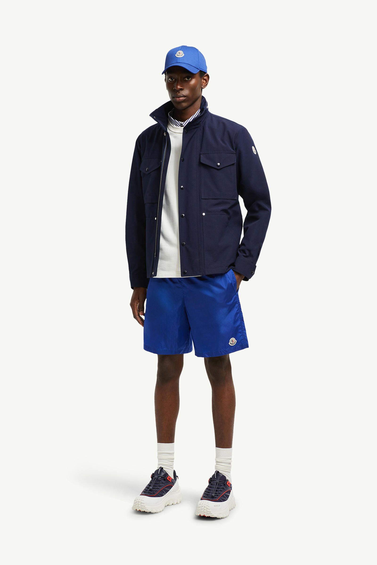 Noues Field Jacket Men Navy Blue Moncler 0