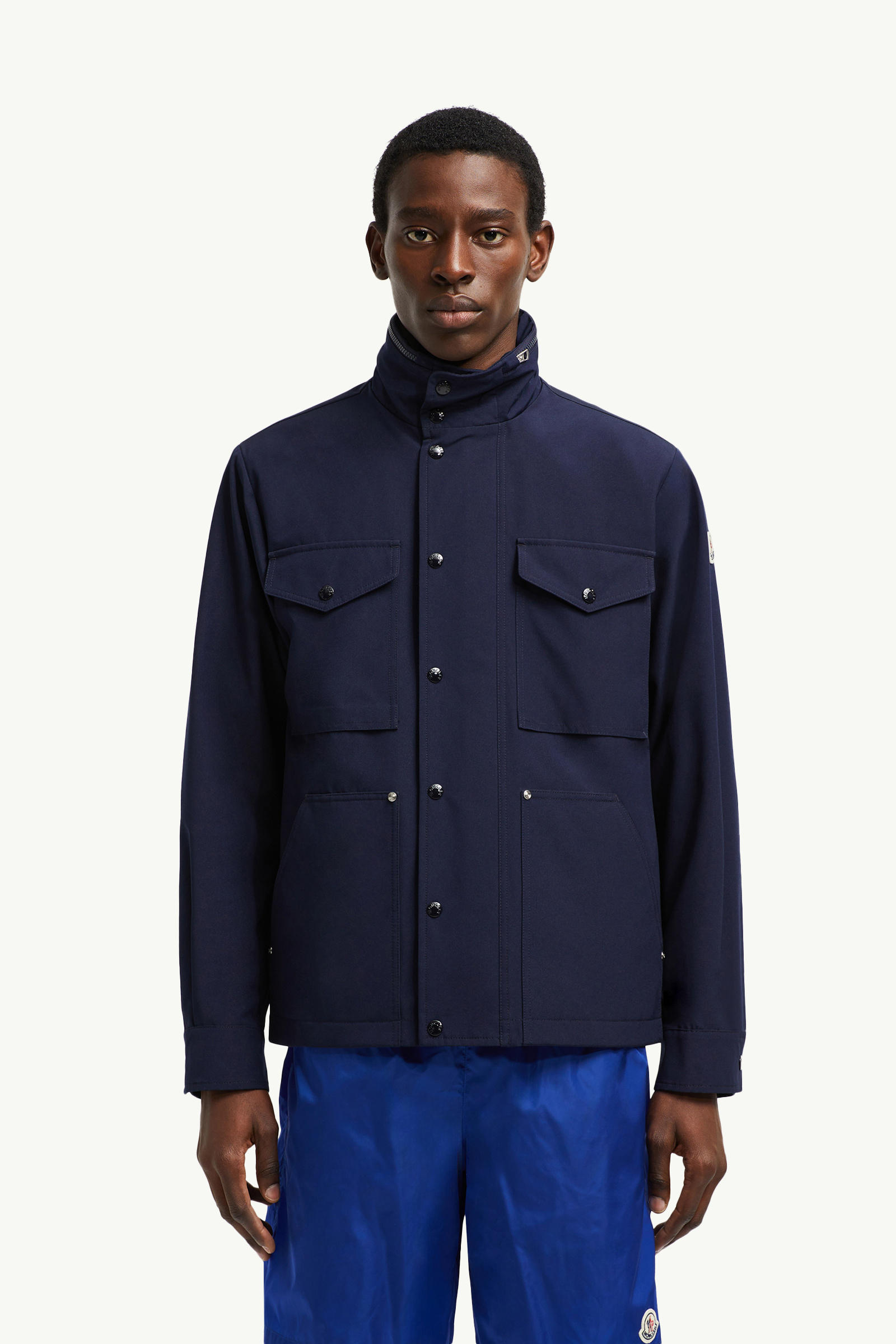 Noues Field Jacket Men Navy Blue Moncler 3